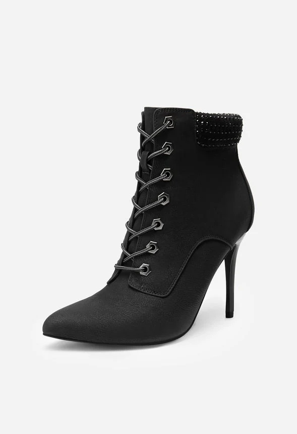 Pointed-Toe Stiletto Bootie - Image 3
