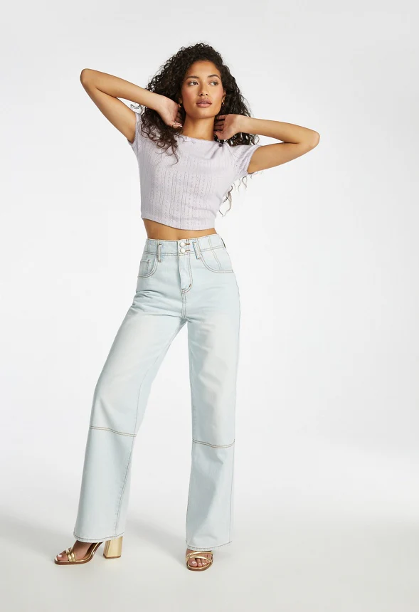 Pointelle Baby Tee - Image 7
