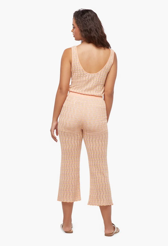 Pointelle Crop Pants - Image 3