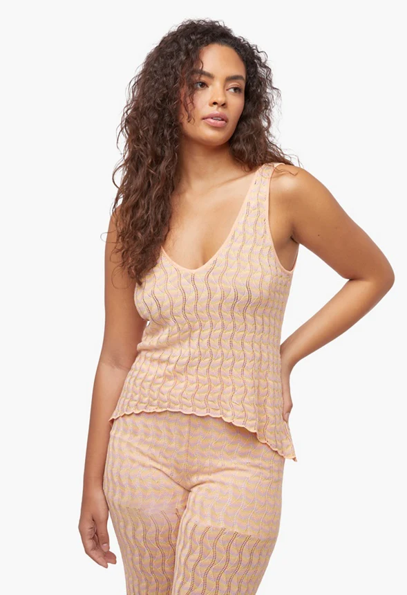 Pointelle Sweater Tank - Image 5