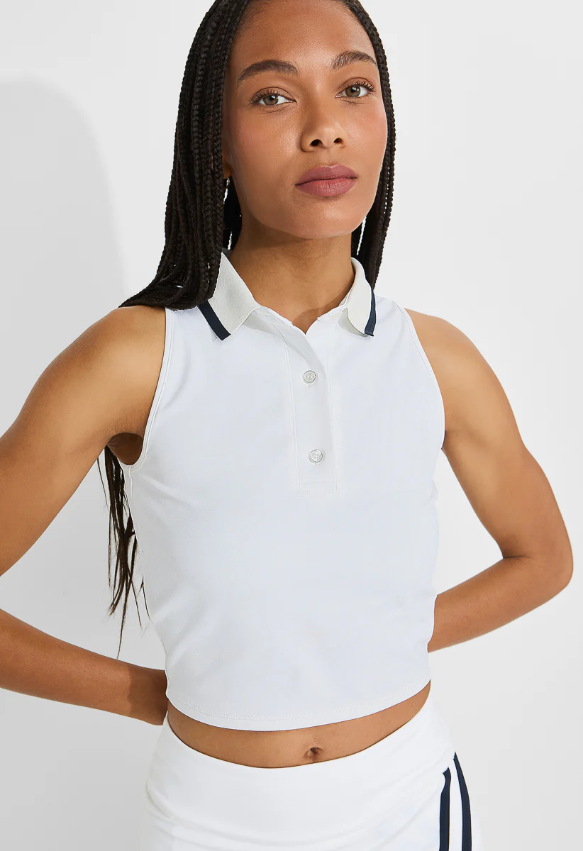 Active Polo Crop Top - Image 10