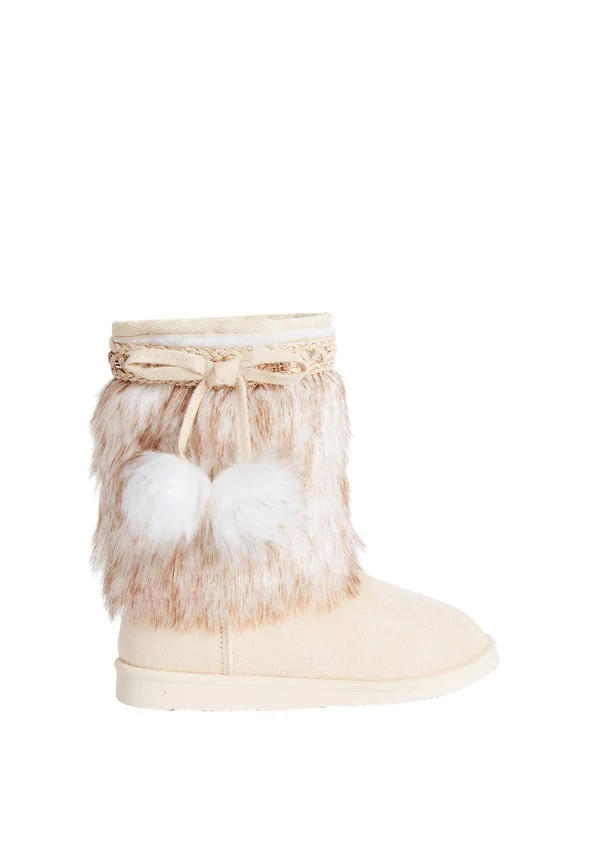 Pom Pom Fur Fuzzy Boot - Image 4