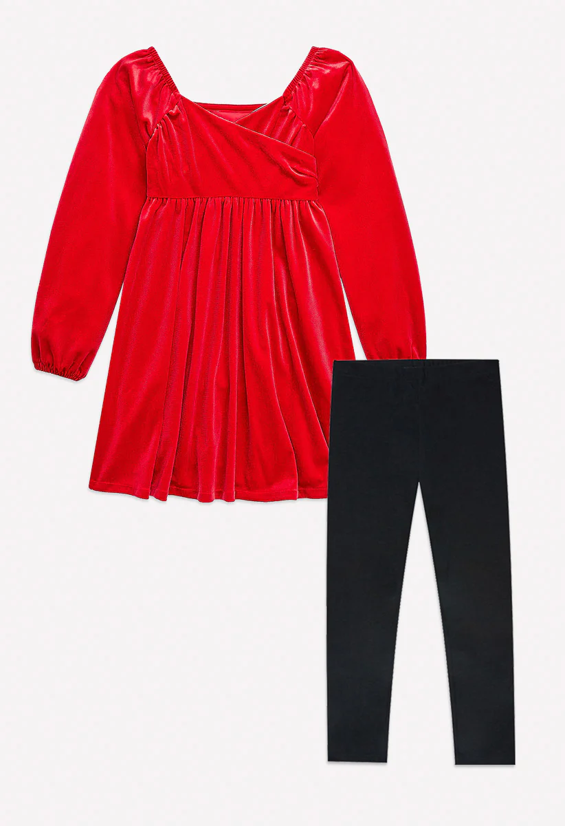 Pop of Red Outfit - Image 2