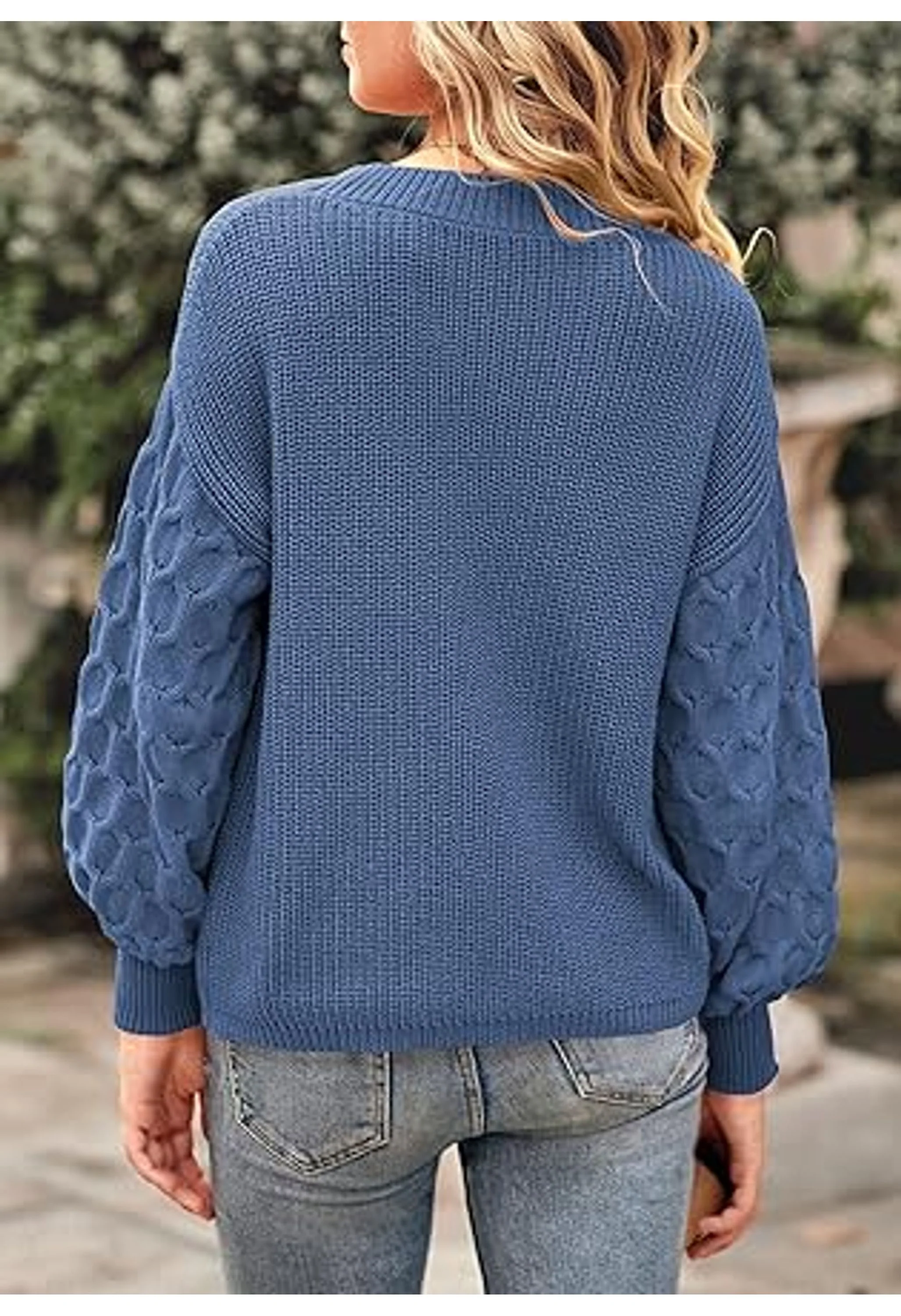 Women's Casual Long Sleeve Sweater - Image 2