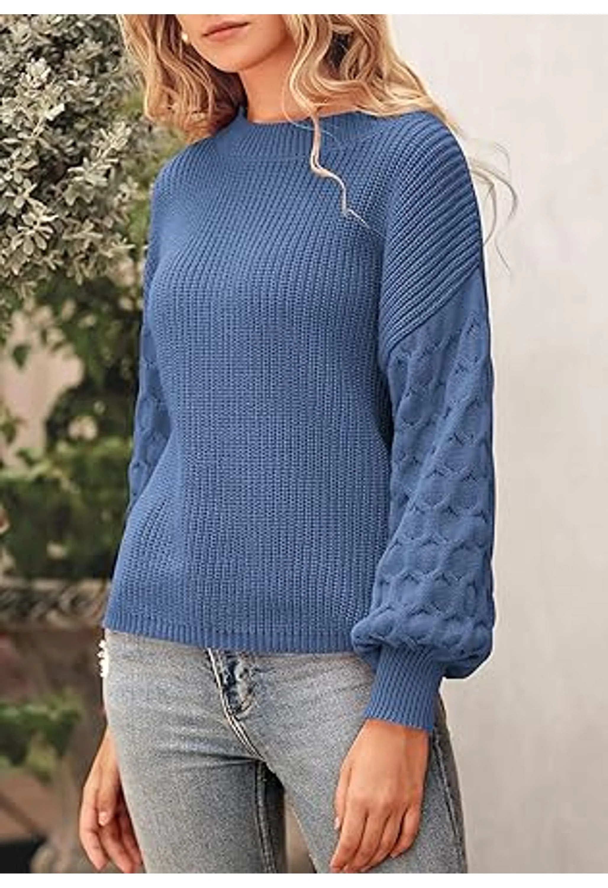 Women's Casual Long Sleeve Sweater - Image 3