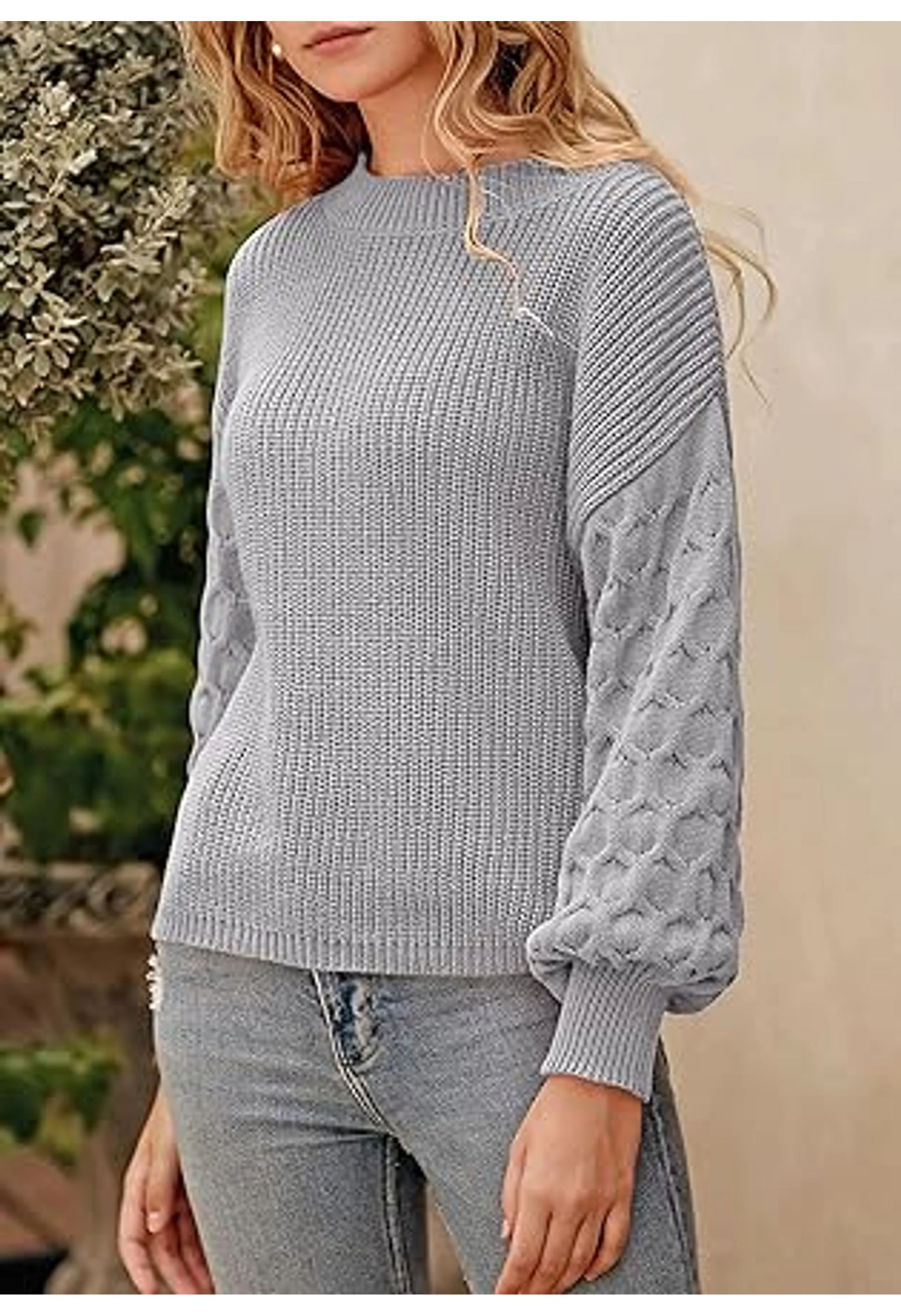 Women's Casual Long Sleeve Sweater - Image 3