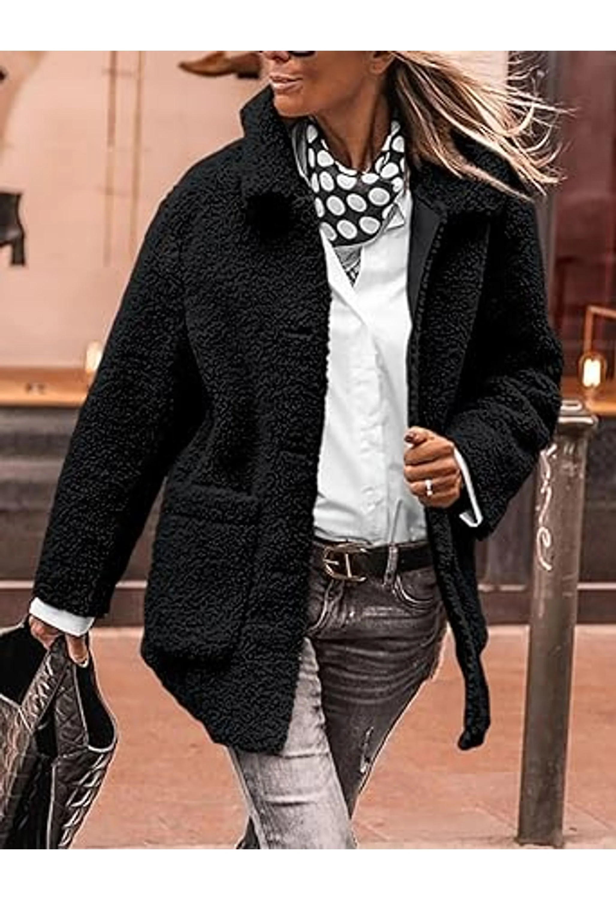 Women's Winter Faux Fur Coats - Image 3