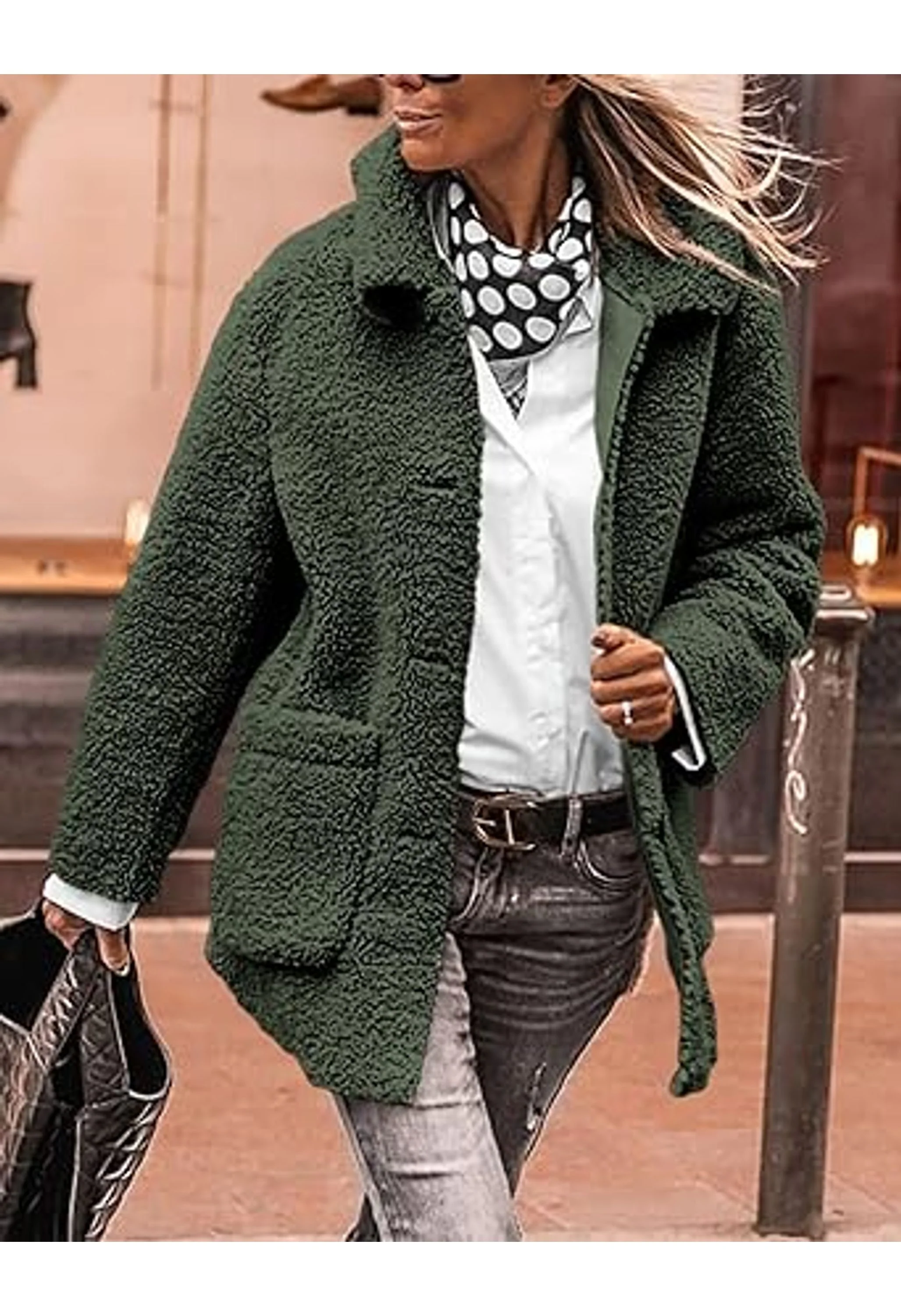 Women's Winter Faux Fur Coats - Image 3
