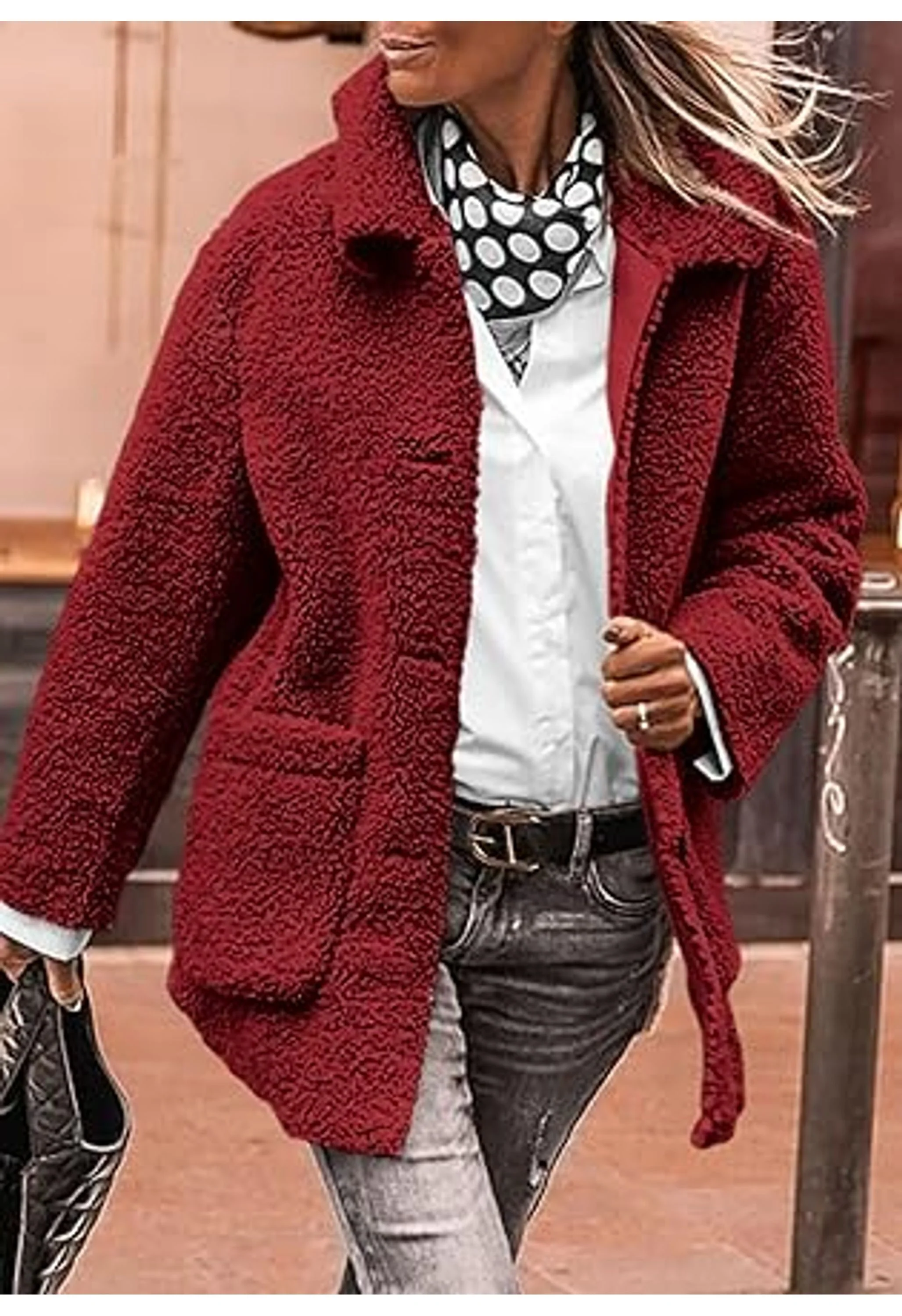 Women's Winter Faux Fur Coats - Image 3
