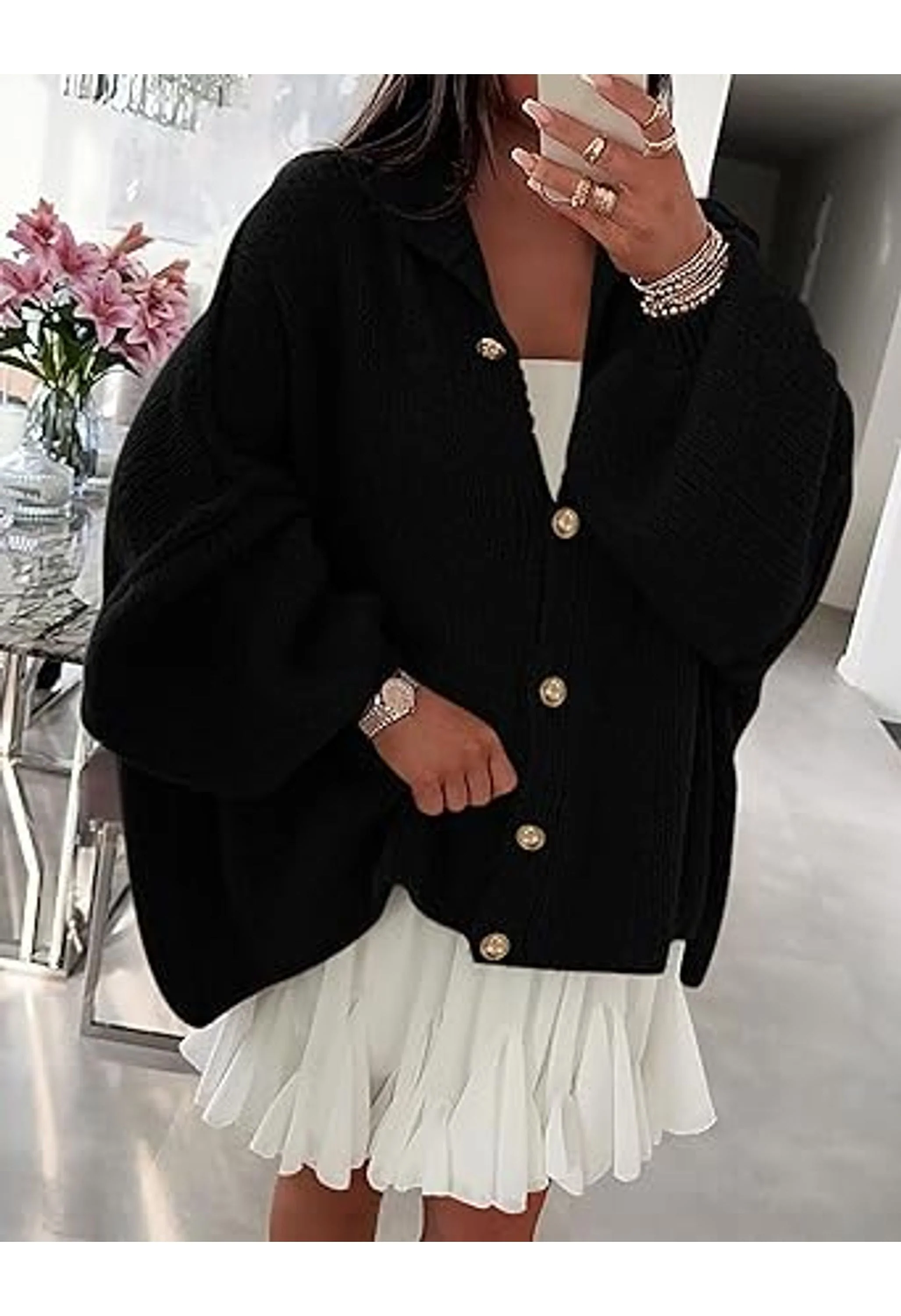 Women's Winter Cardigan Sweaters - Image 2