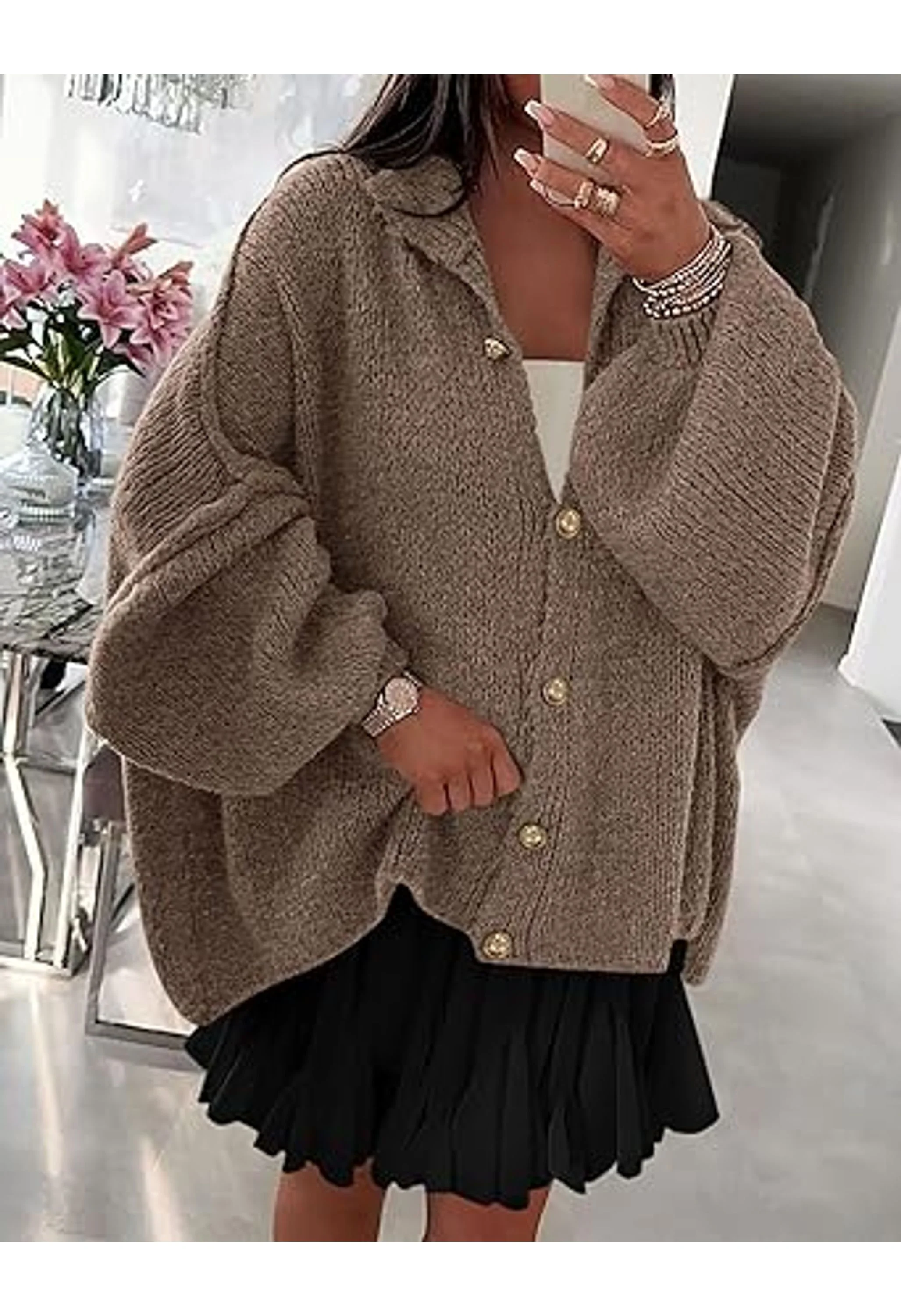 Women's Winter Cardigan Sweaters - Image 2