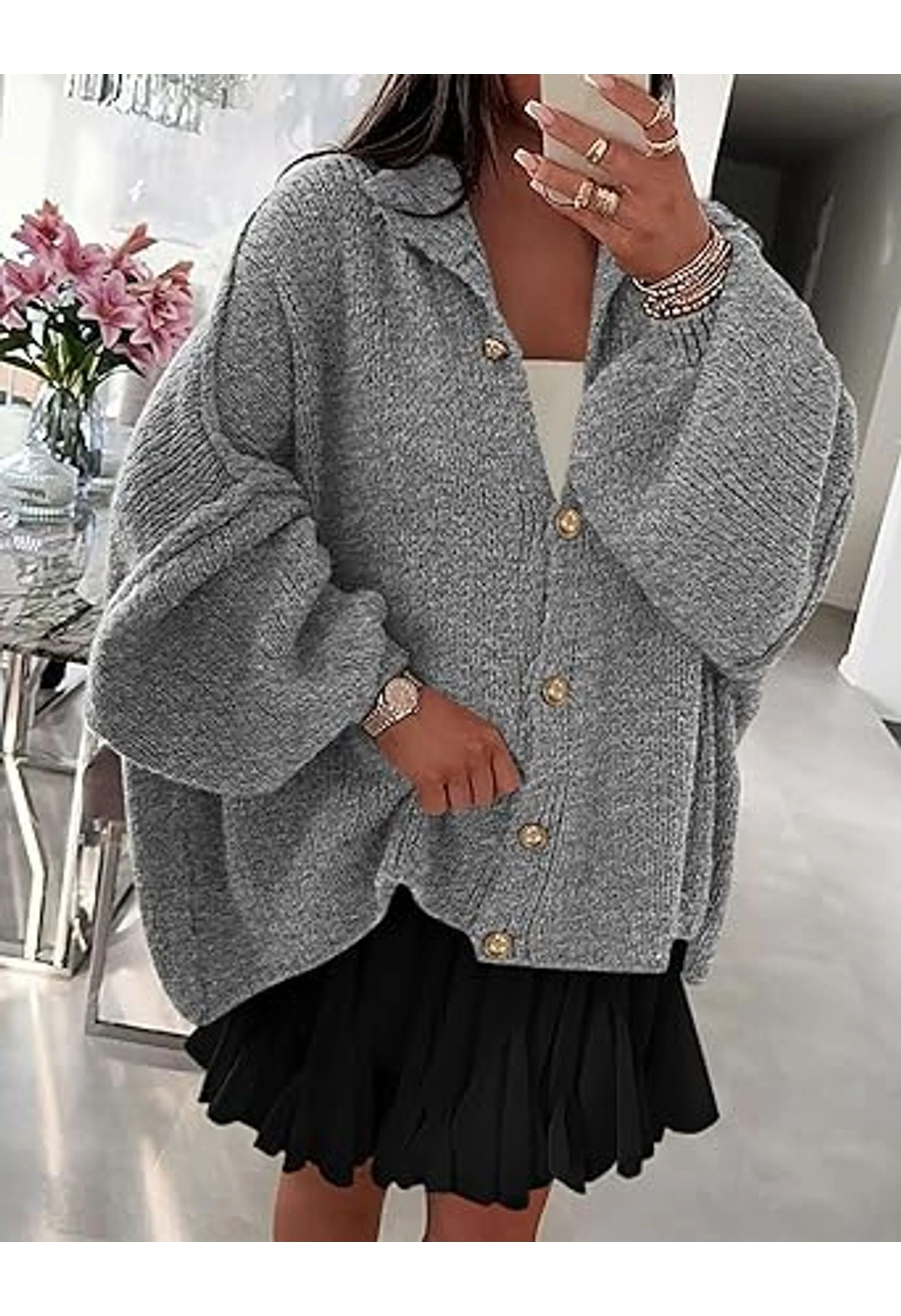 Women's Winter Cardigan Sweaters - Image 2