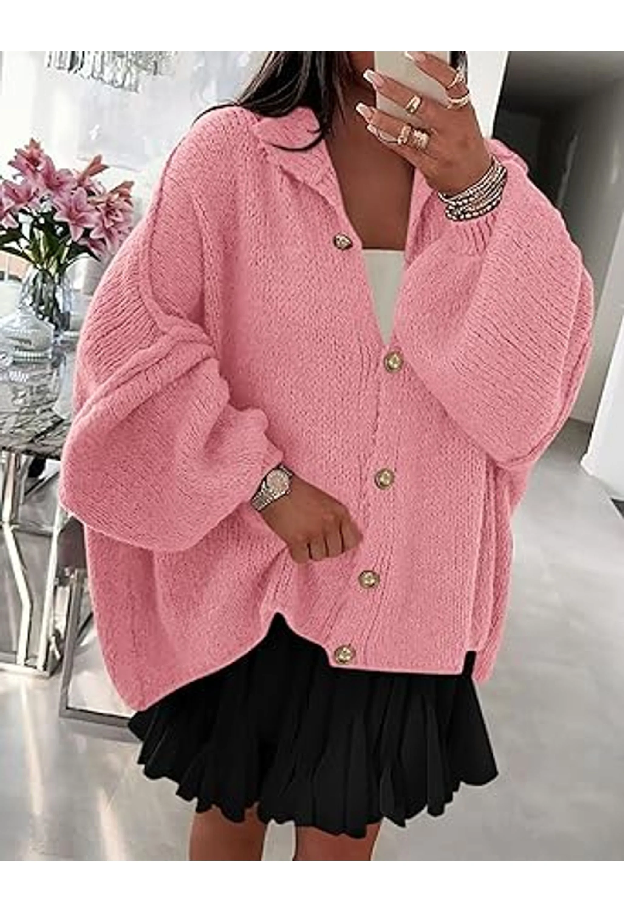 Women's Winter Cardigan Sweaters - Image 2