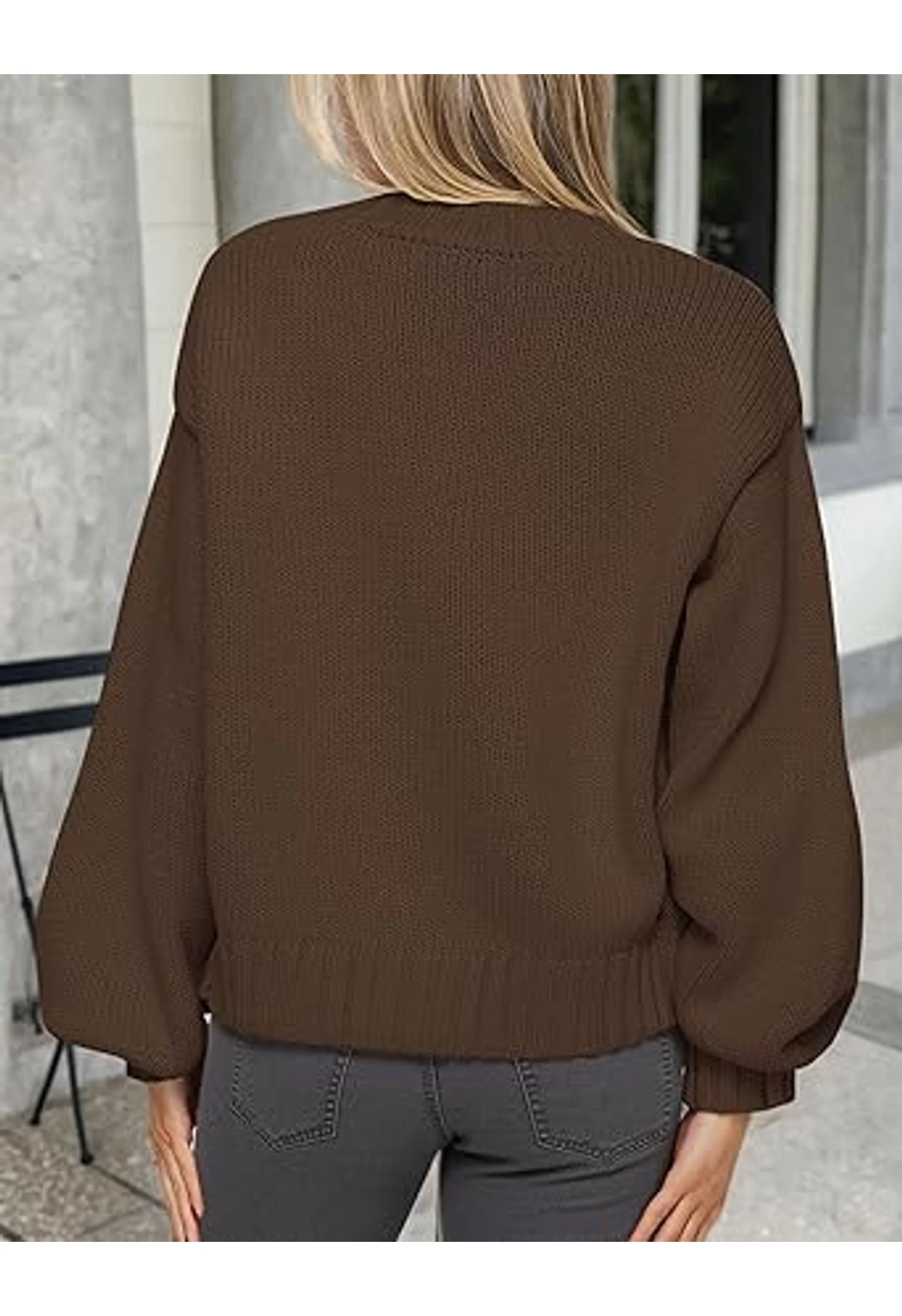 Women's Button Cardigan Sweaters - Image 3