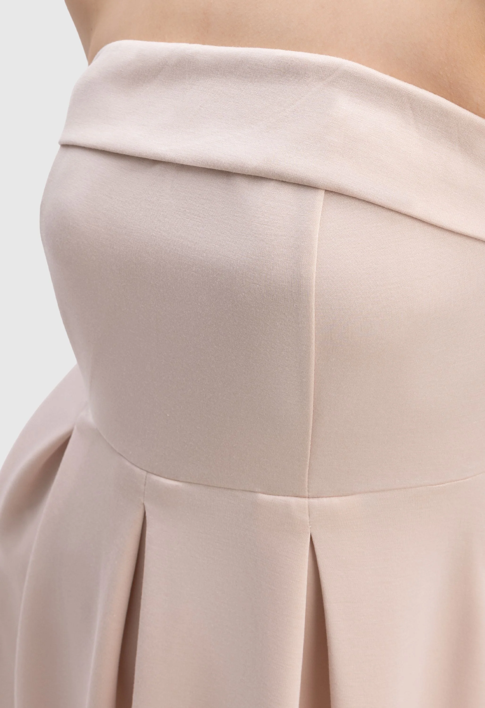 Women Summer Formal Elegant Strapless Midi Dress - Image 6