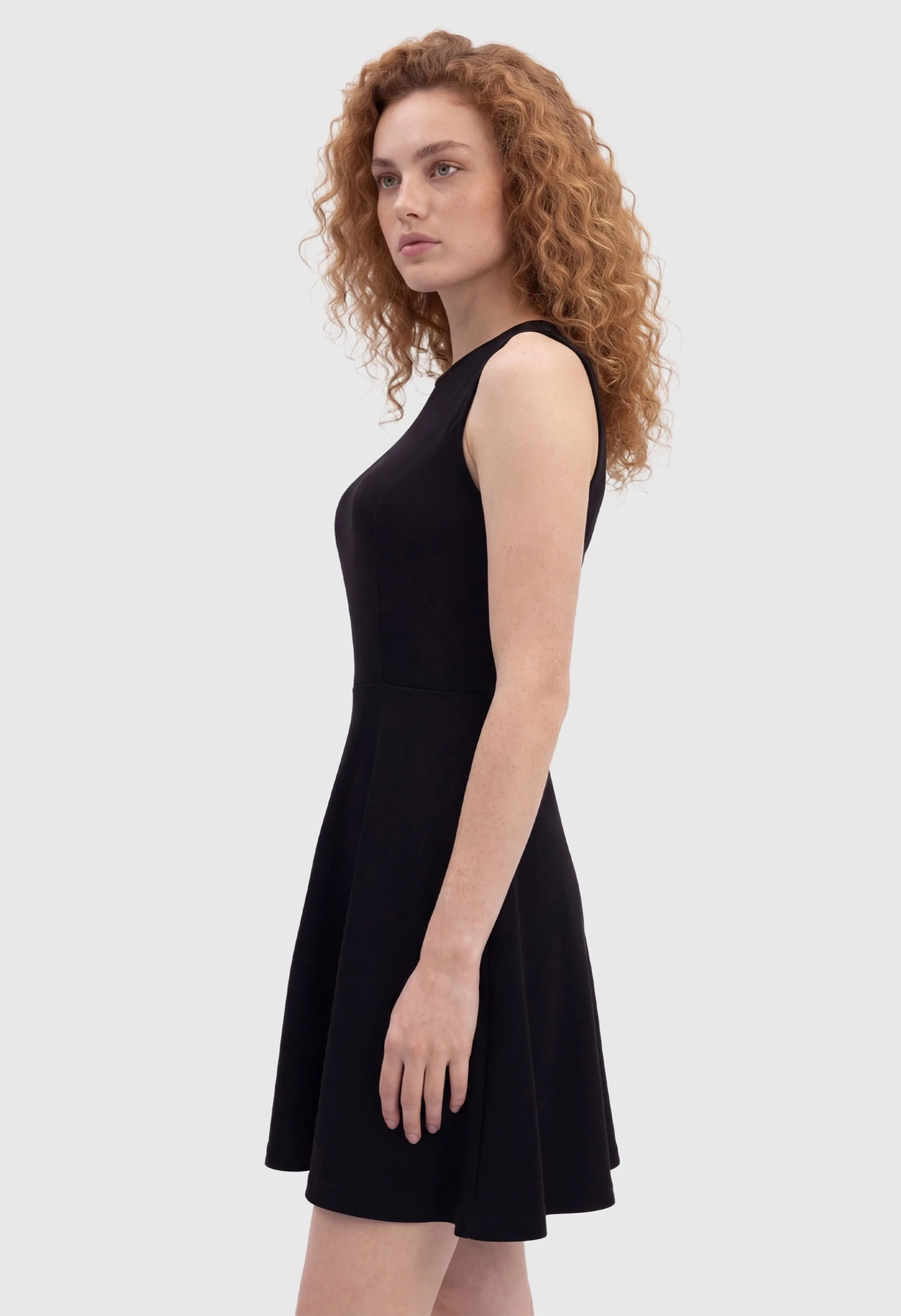 Women Summer A Line Sleeveless Mini Short Dress - Image 3