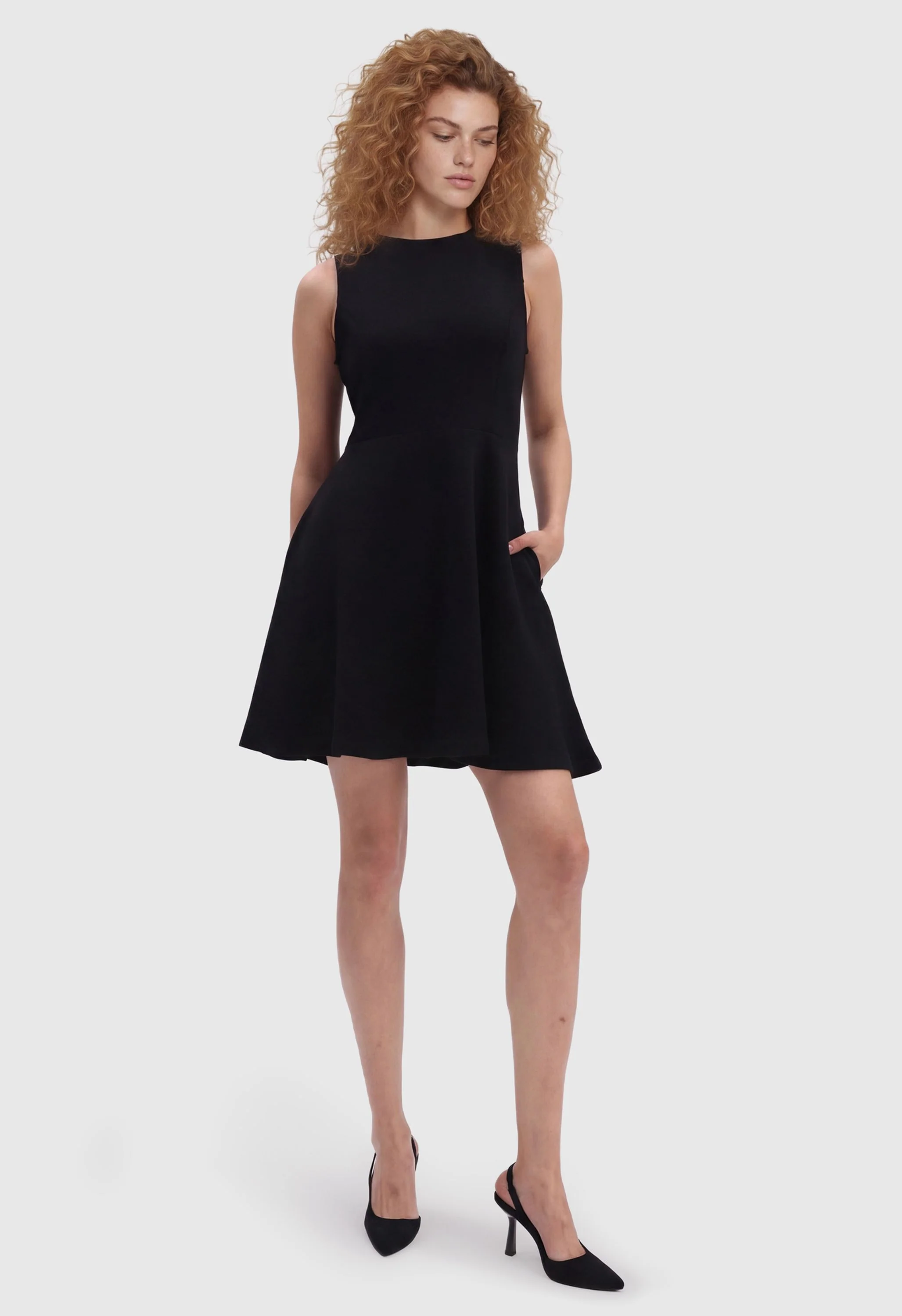 Women Summer A Line Sleeveless Mini Short Dress - Image 4