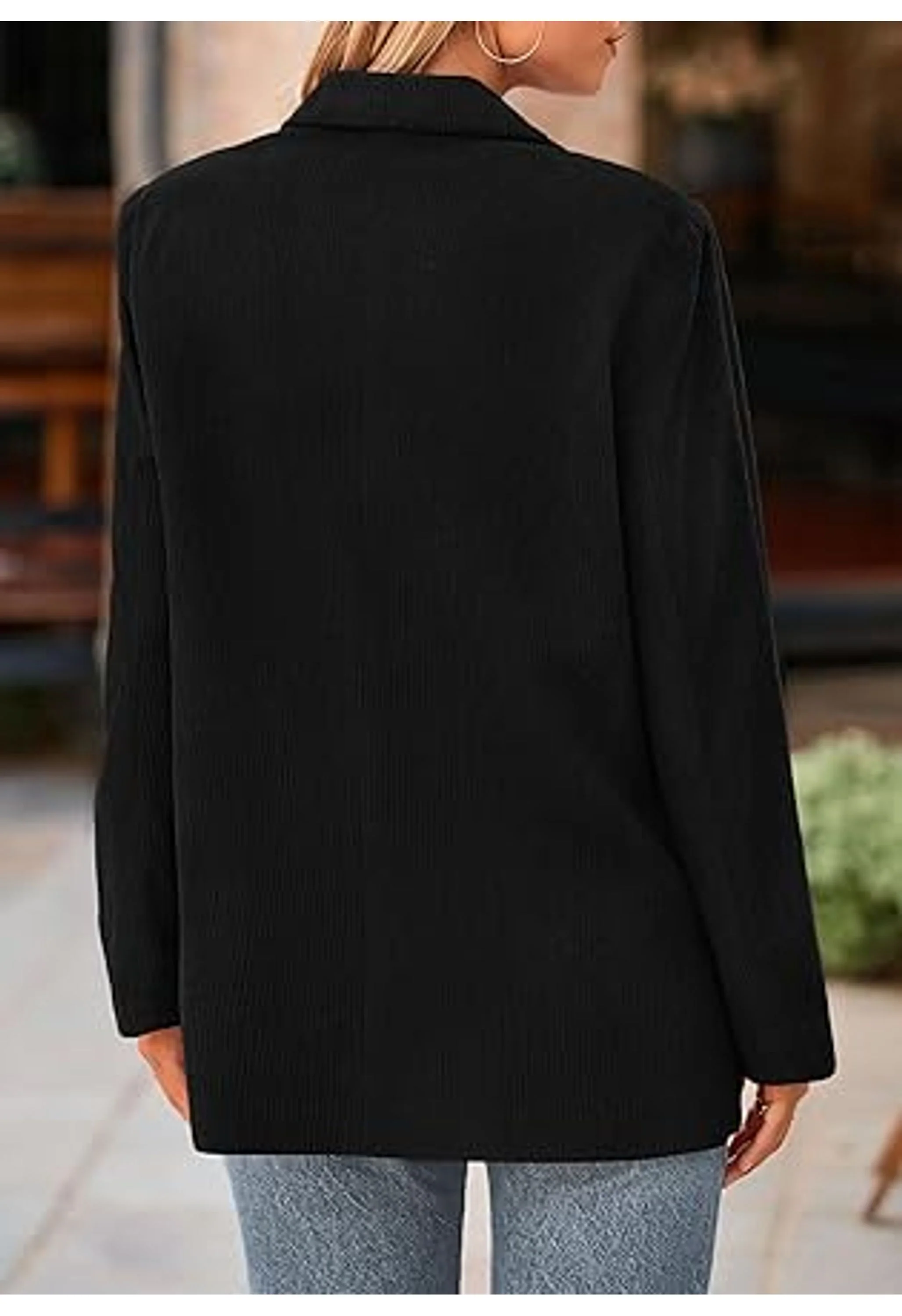 Women's Winter Corduroy Blazers Jackets - Image 3