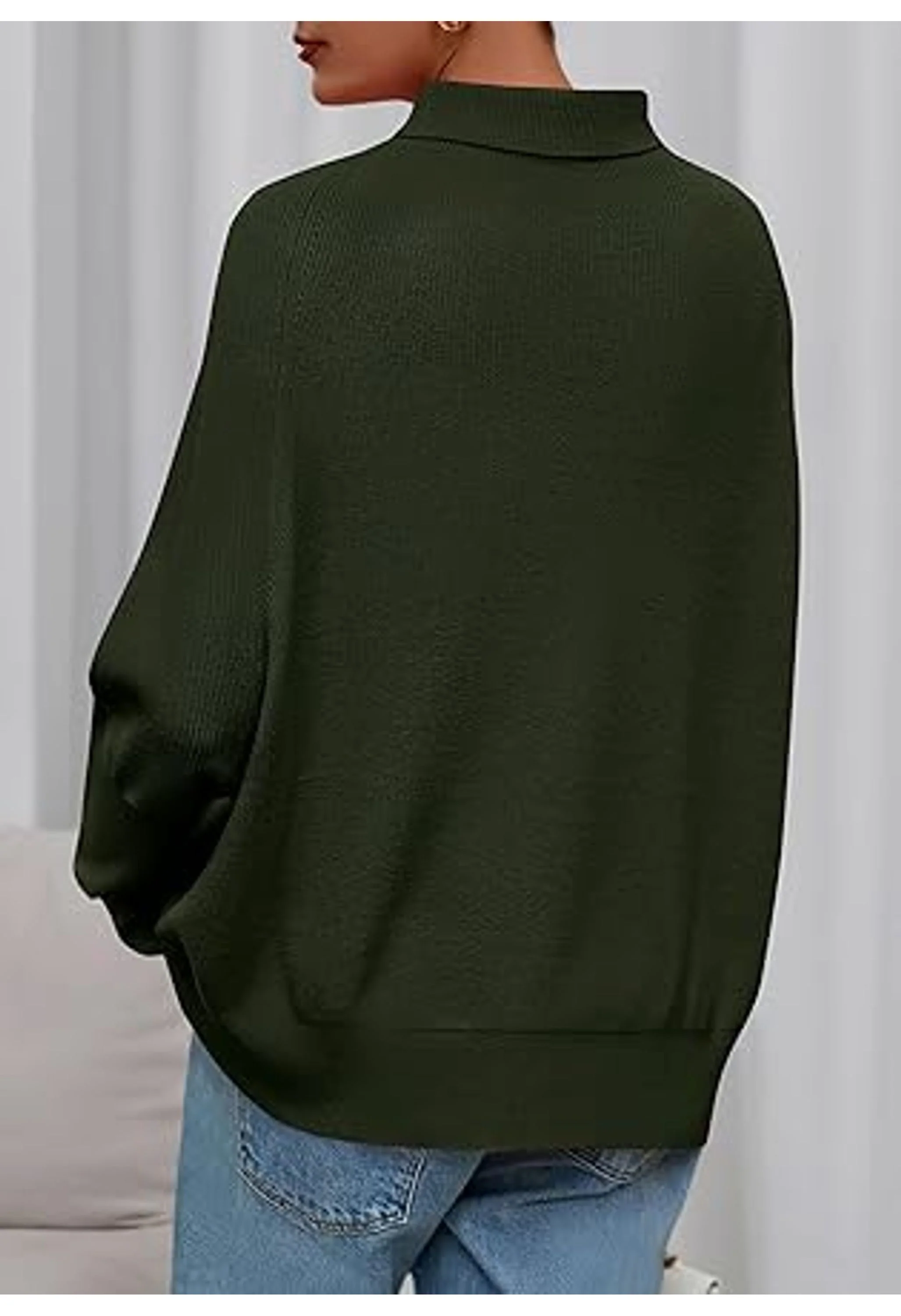 Women's Long Sleeve Knit Sweater - Image 2