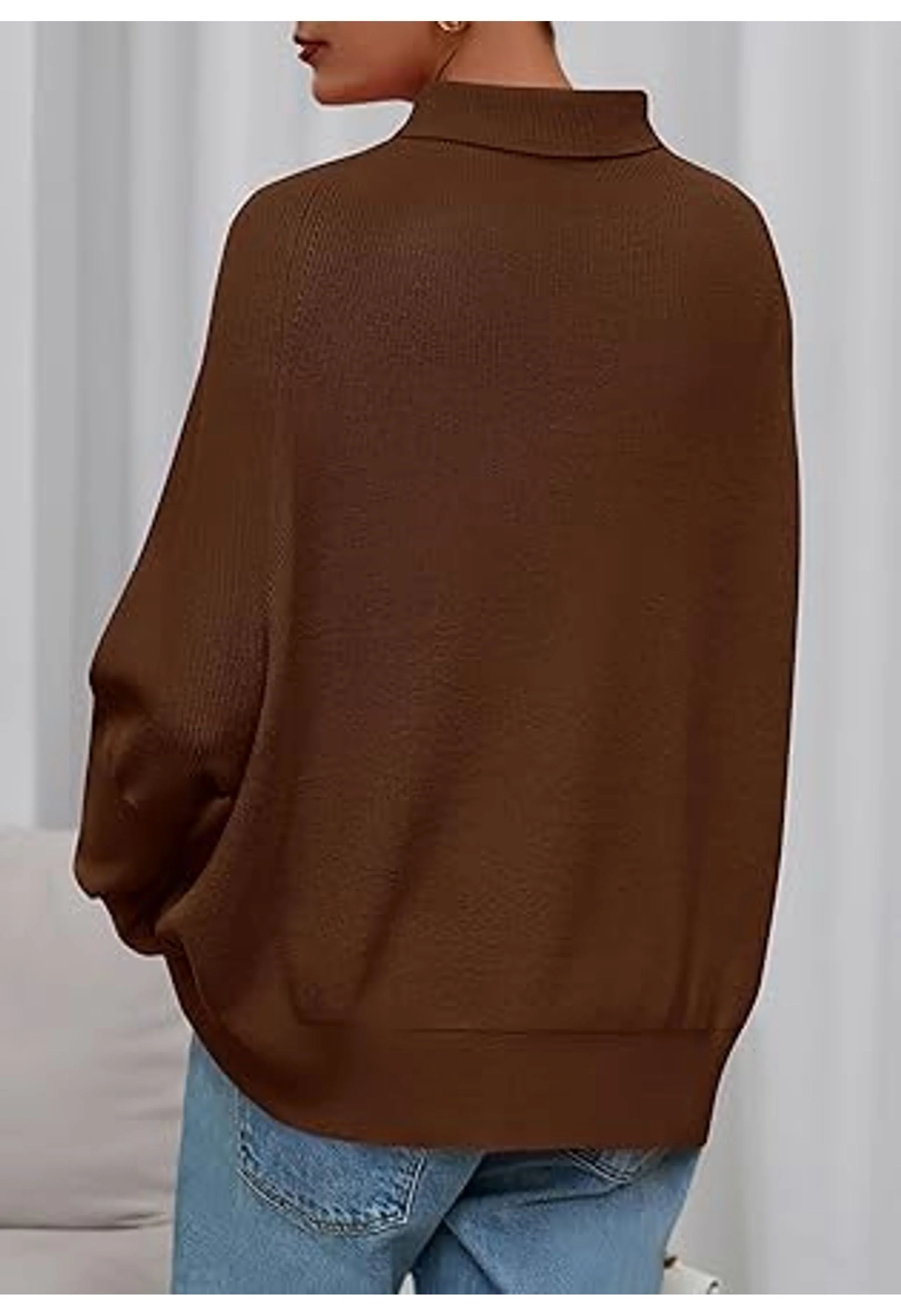 Women's Long Sleeve Knit Sweater - Image 2