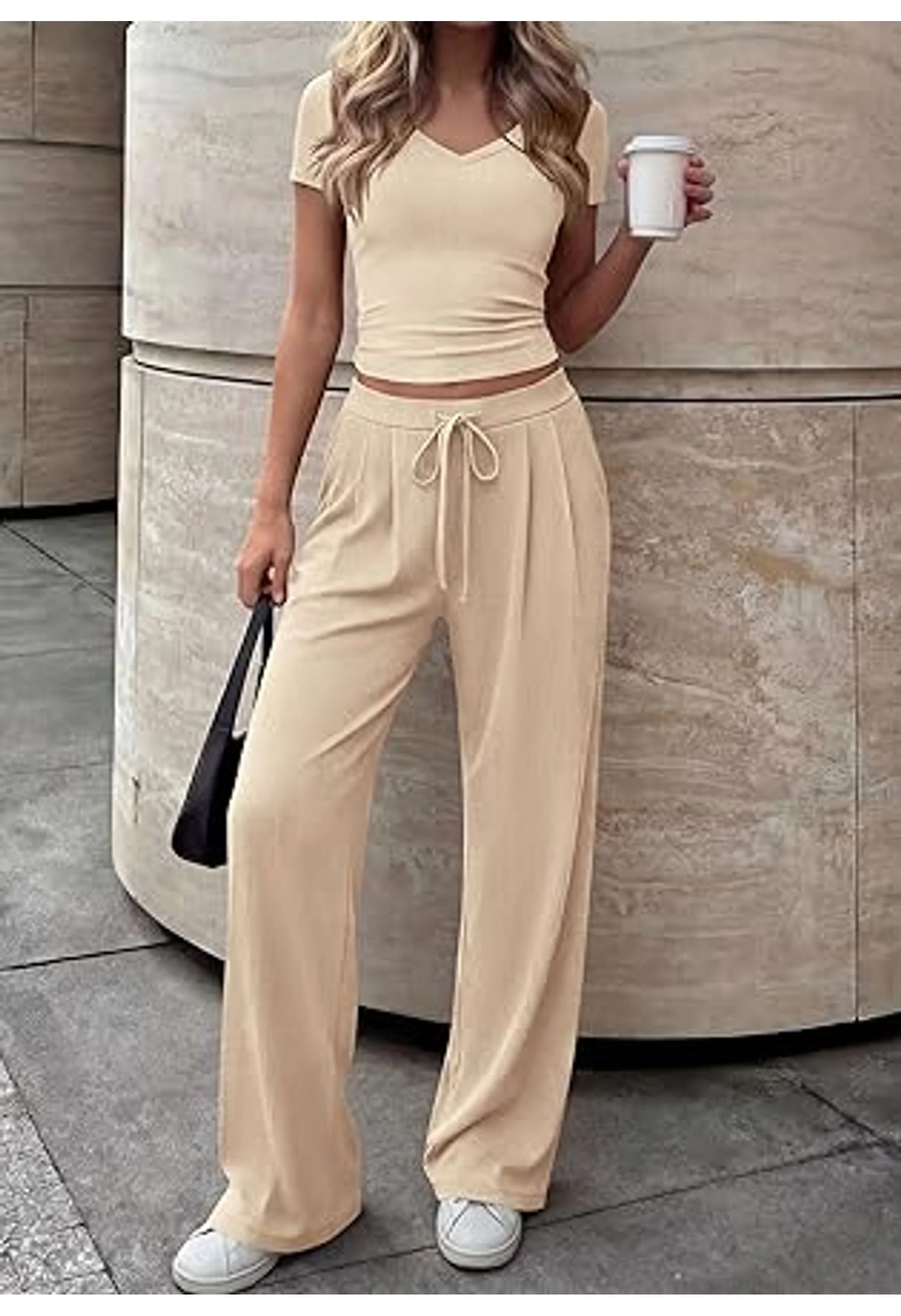 Women Summer Piece Sets Spring Lounge Set - Image 2