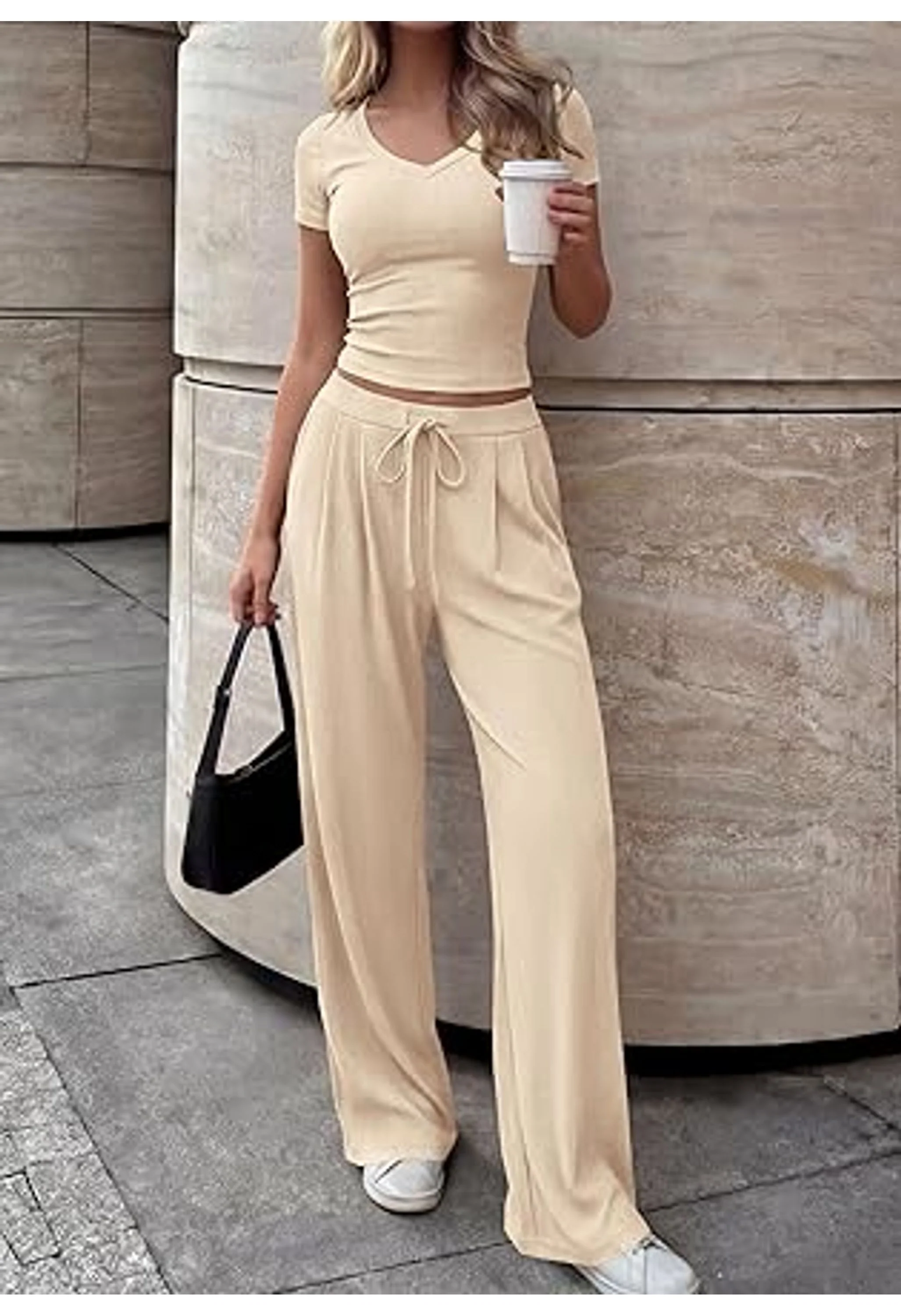 Women Summer Piece Sets Spring Lounge Set - Image 3
