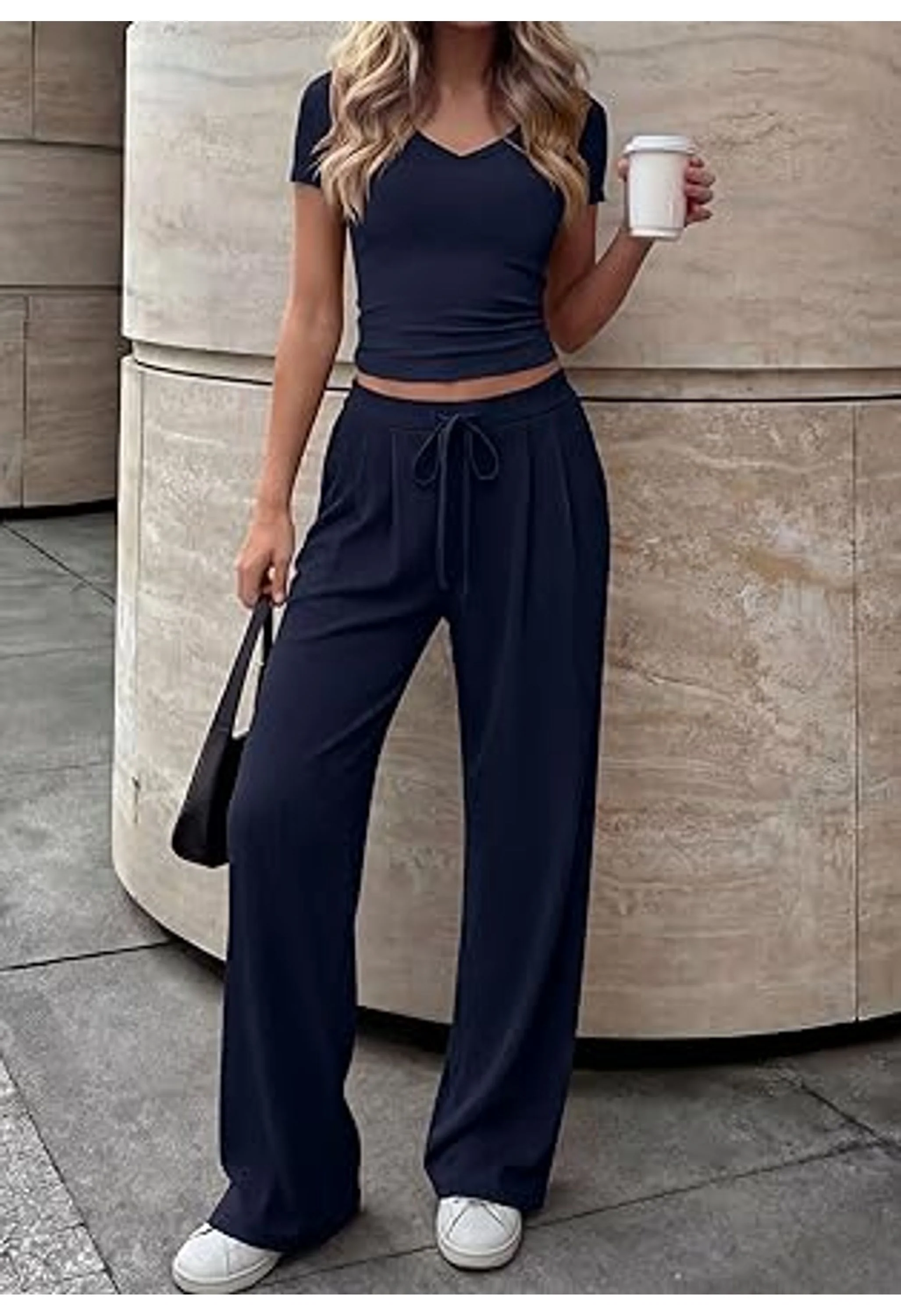 Women Summer Piece Sets Spring Lounge Set - Image 2