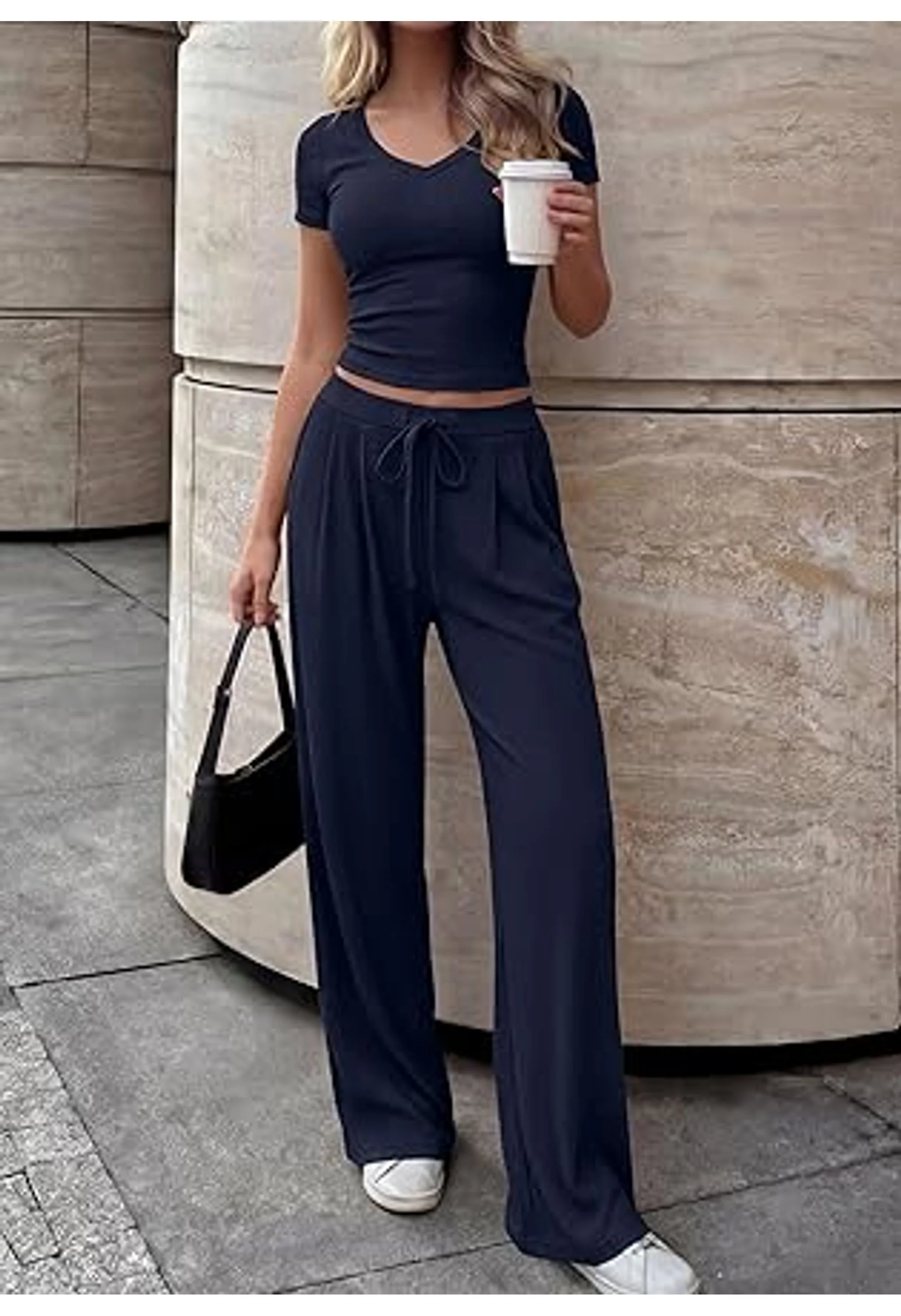 Women Summer Piece Sets Spring Lounge Set - Image 3