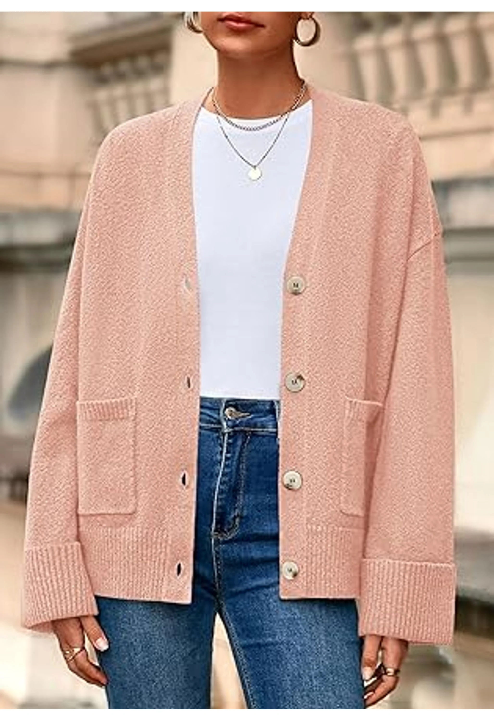 Women's Oversized Cardigan Sweaters - Image 2