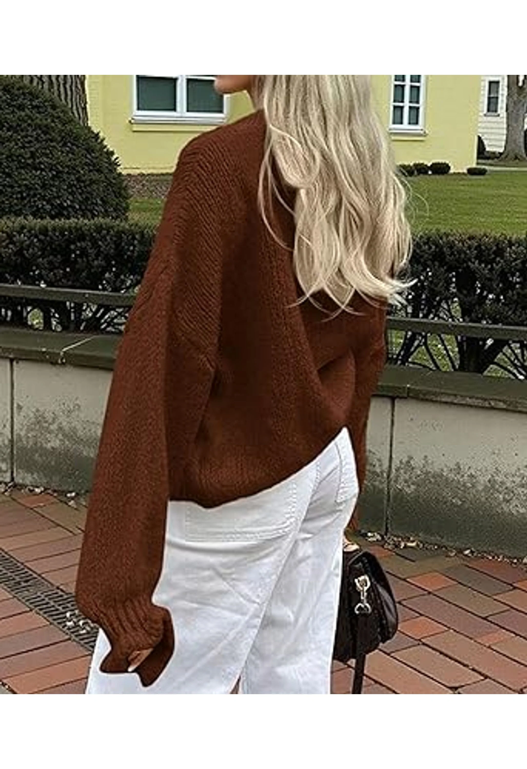 Women’s Cropped Cardigan Sweaters - Image 3