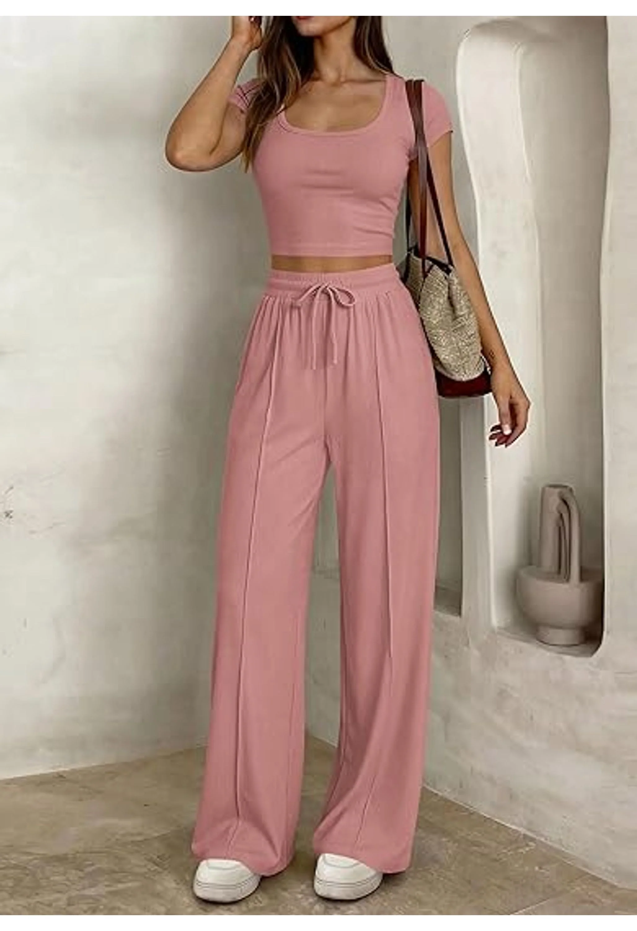 Women 2 Piece Matching Lounge Set - Image 3