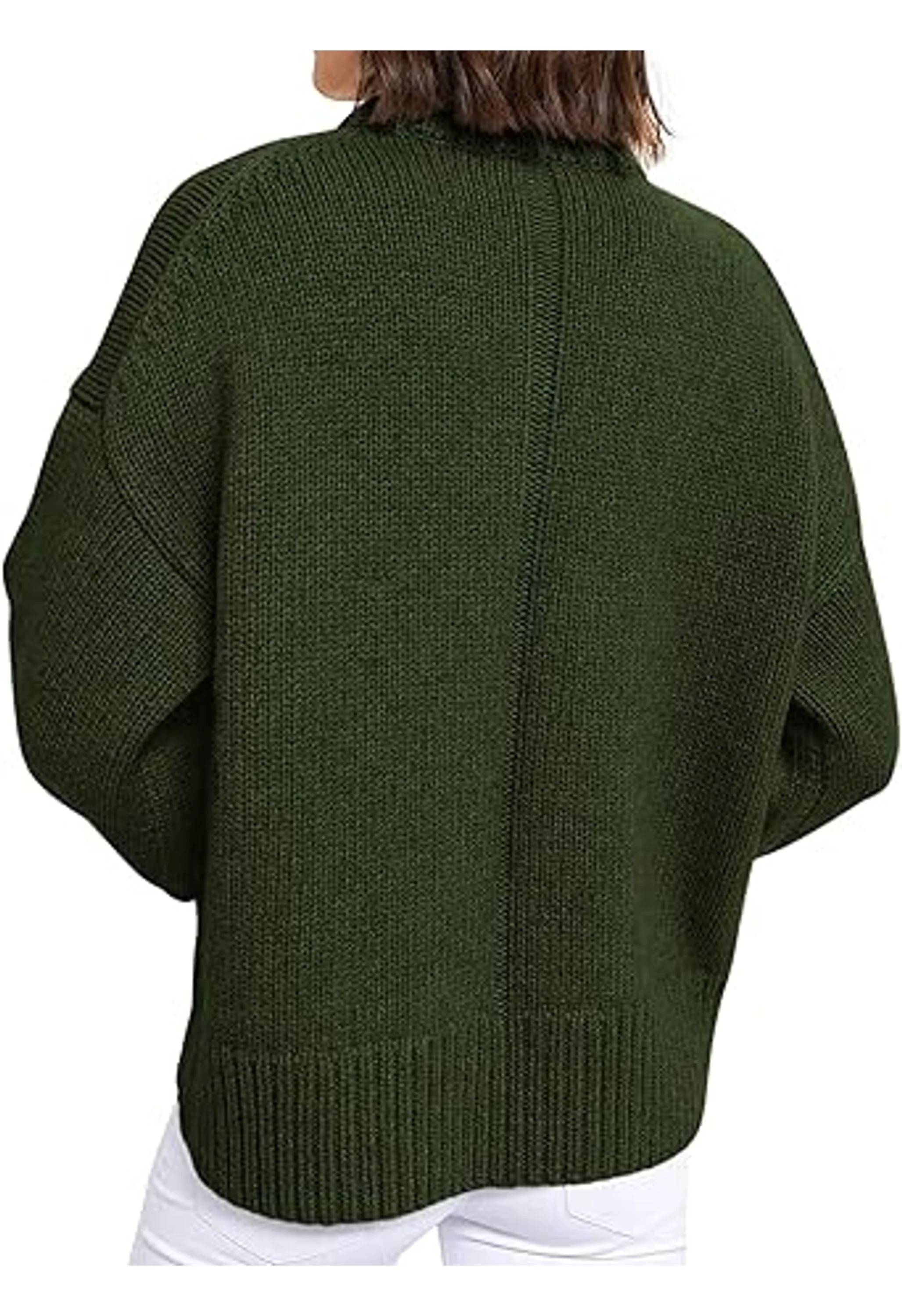 Women's Long Sleeve Cozy Knit Pullover Sweater Tops - Image 3