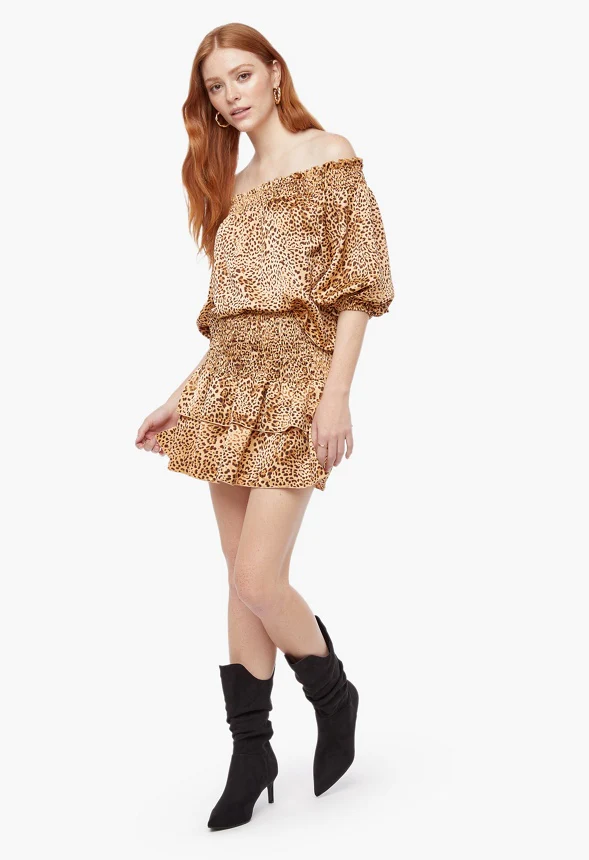 Printed Off The Shoulder Top - Image 2