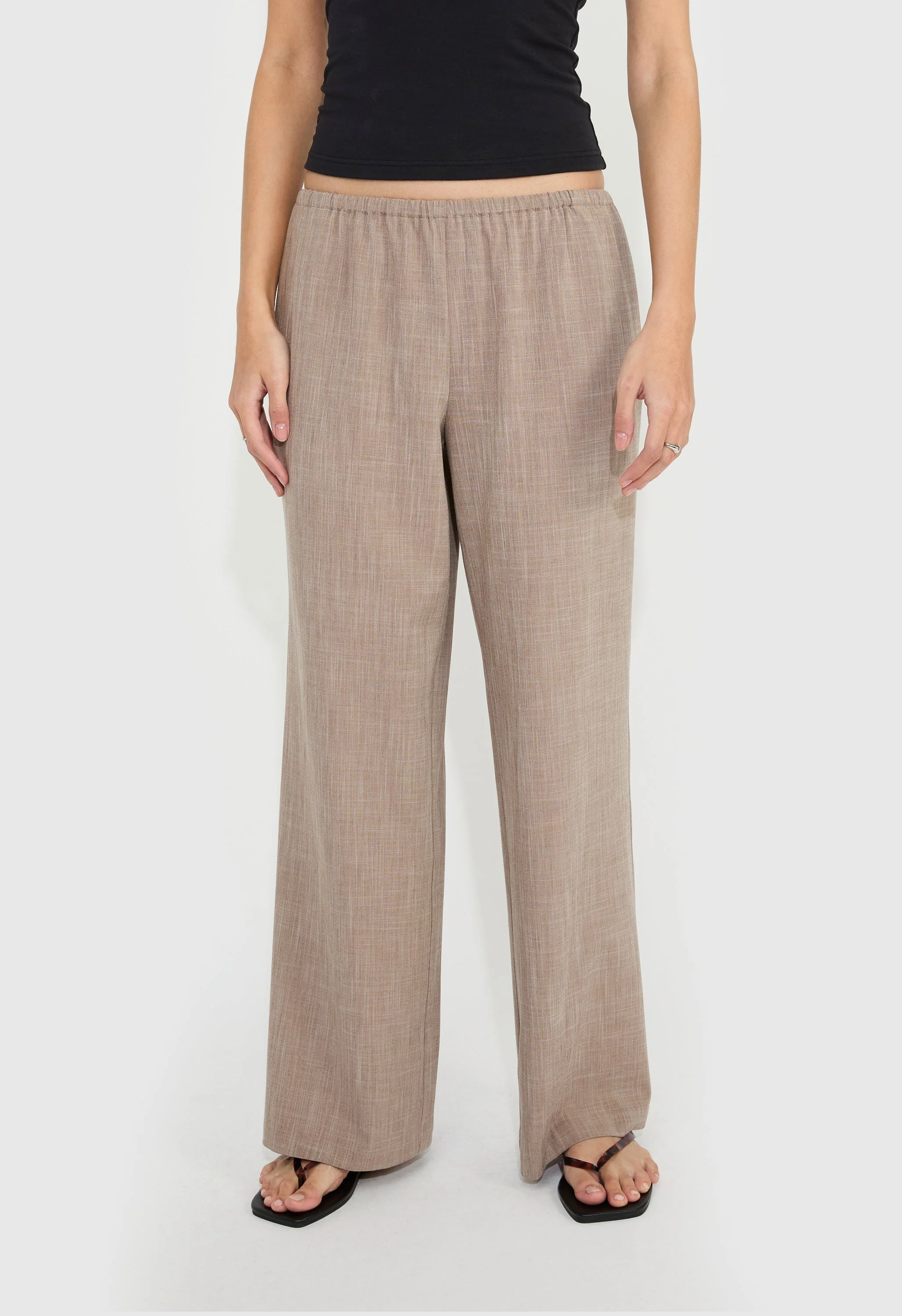 Pull On Wide Leg Pants - Image 3