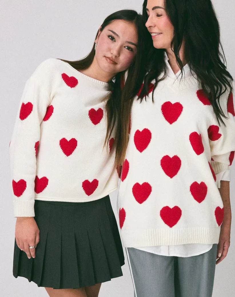 Pullover Heart Sweater - Image 6