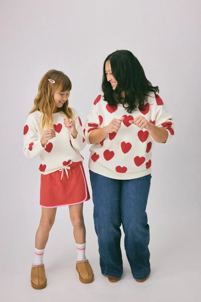 Pullover Heart Sweater - Image 7