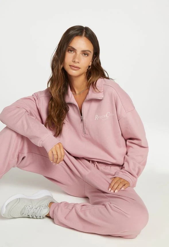Quarter Zip Pullover Sweatshirt - Image 2