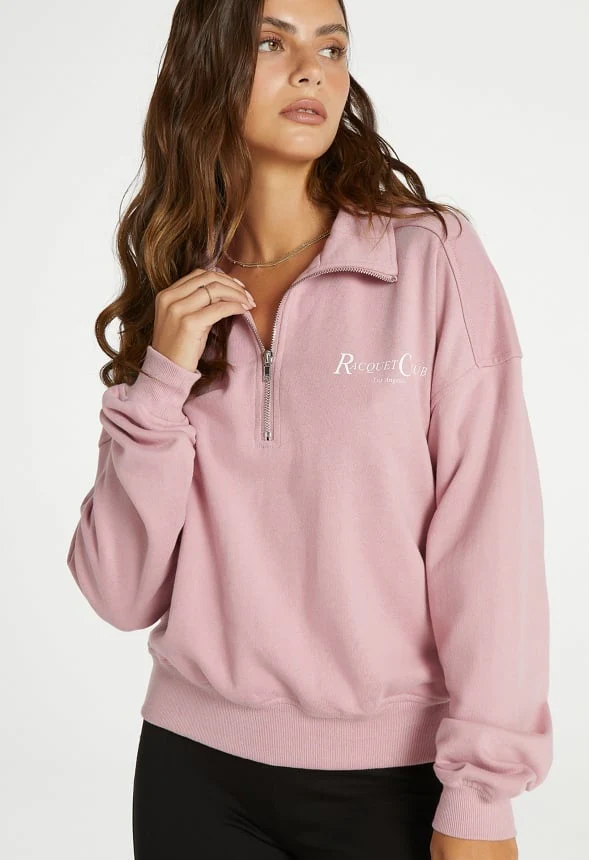 Quarter Zip Pullover Sweatshirt - Image 4