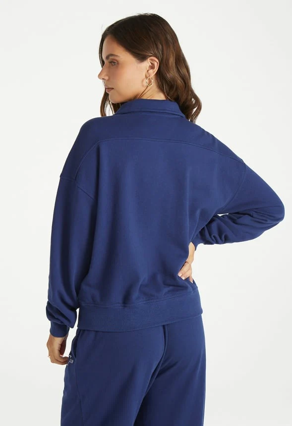 Quarter Zip Pullover Sweatshirt - Image 2