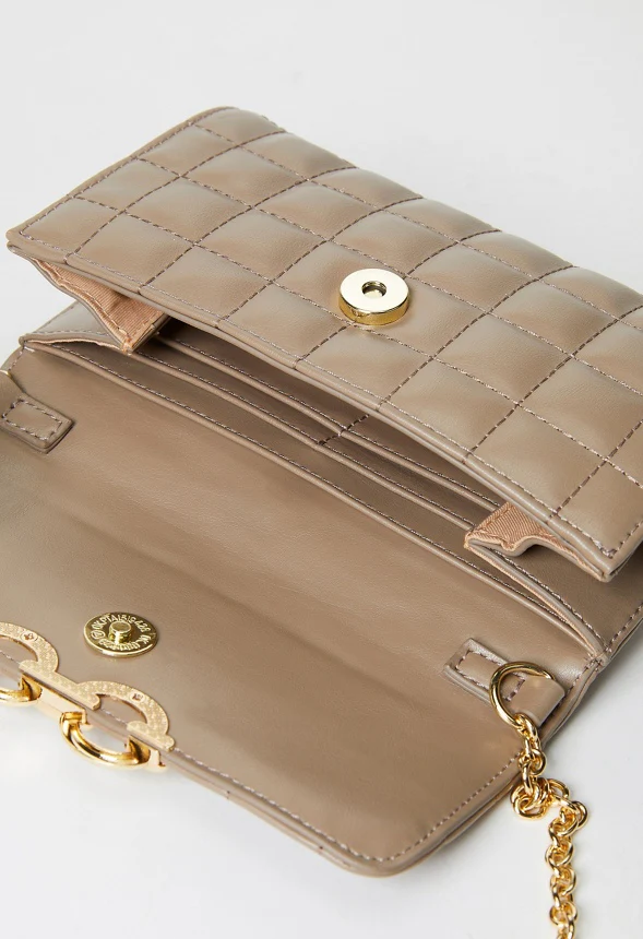 Quilted Chain Strap Crossbody - Image 6