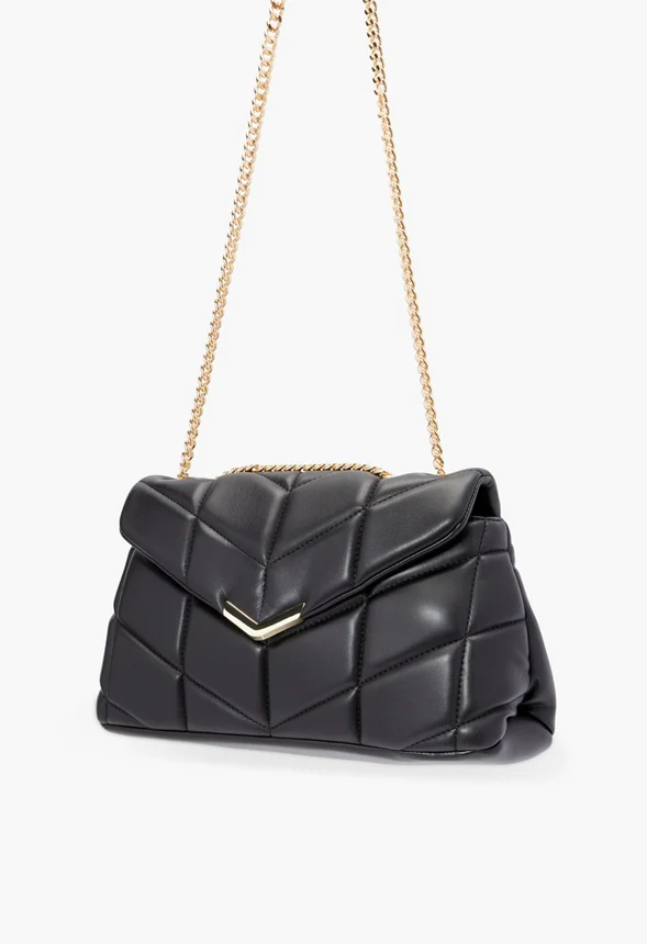 Quilted Chevron Crossbody - Image 4