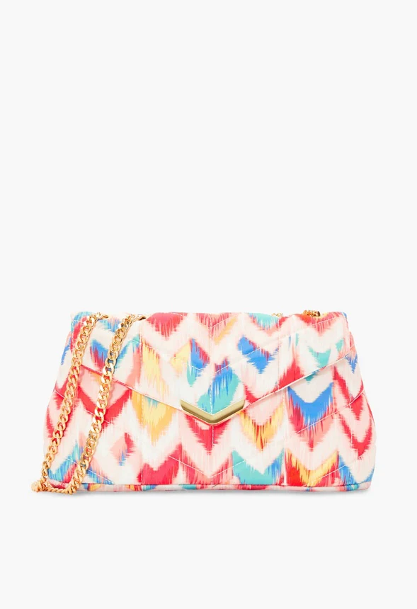 Quilted Chevron Crossbody - Image 4