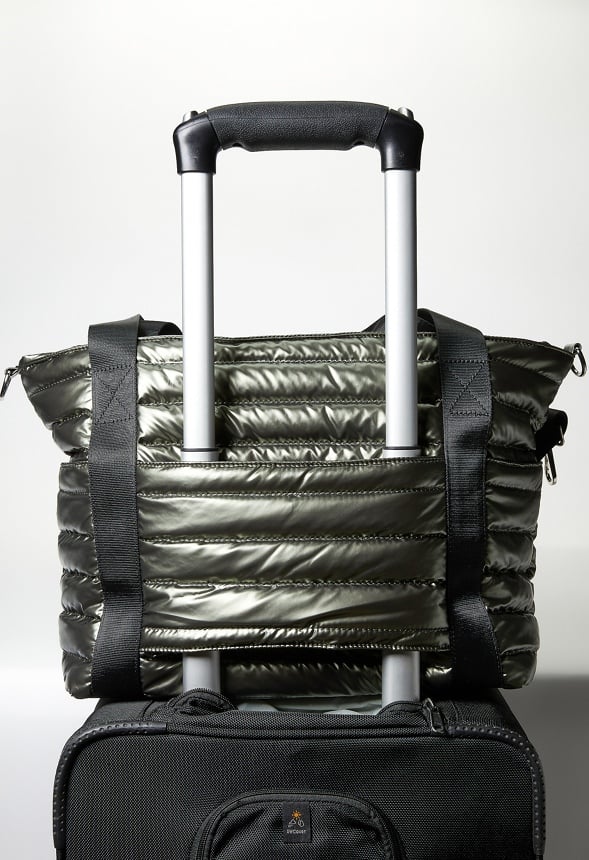 Quilted Nylon Tote - Image 2