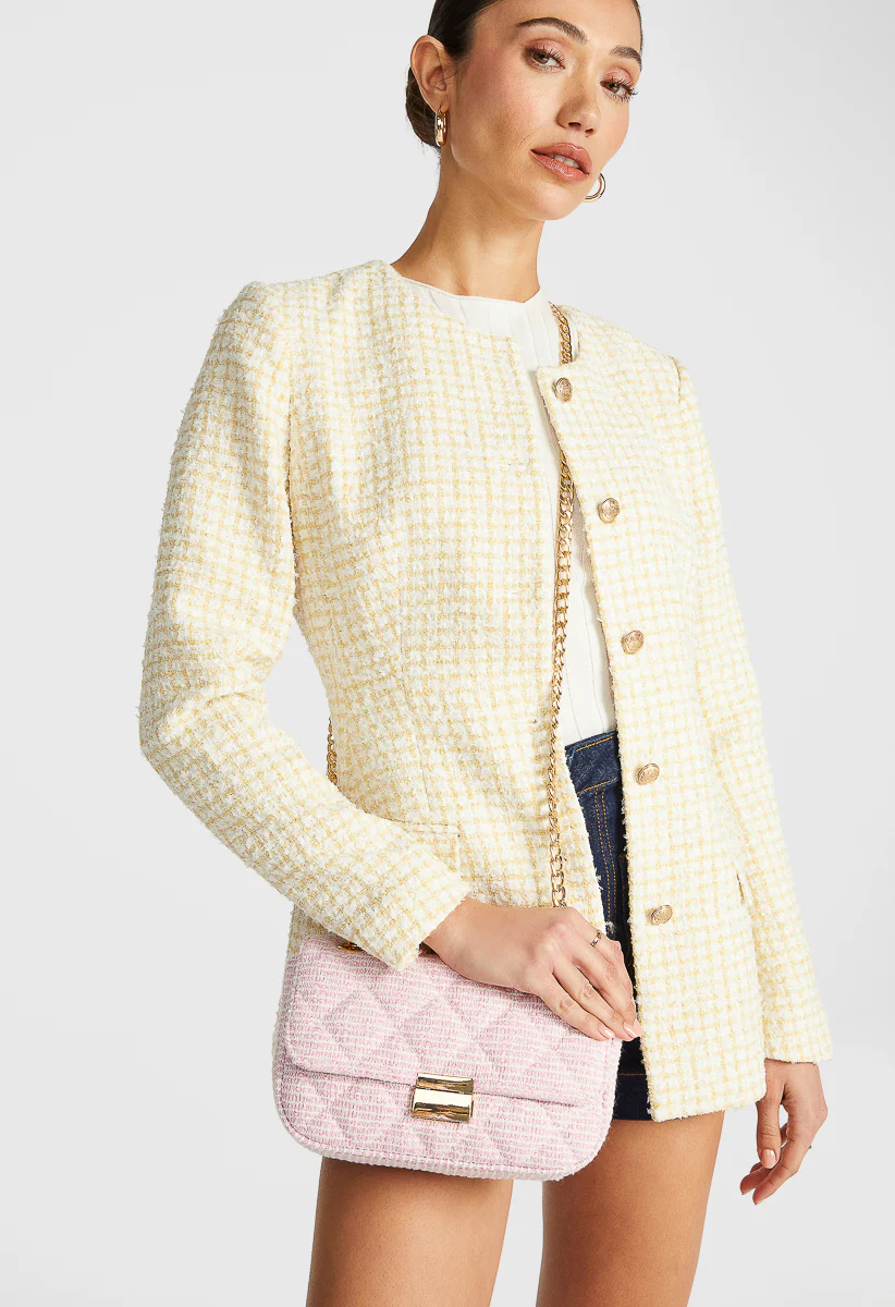 Quilted Push Lock Crossbody - Image 3