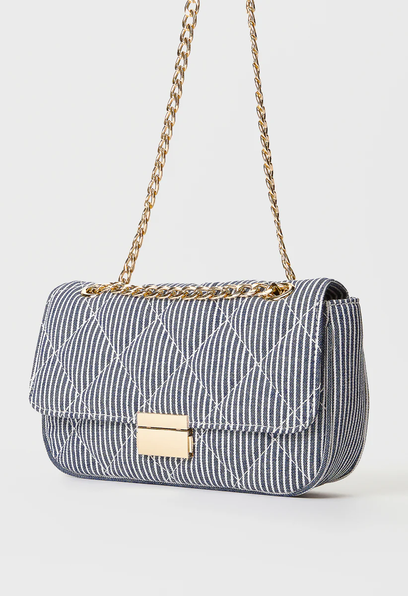 Quilted Push Lock Crossbody - Image 4