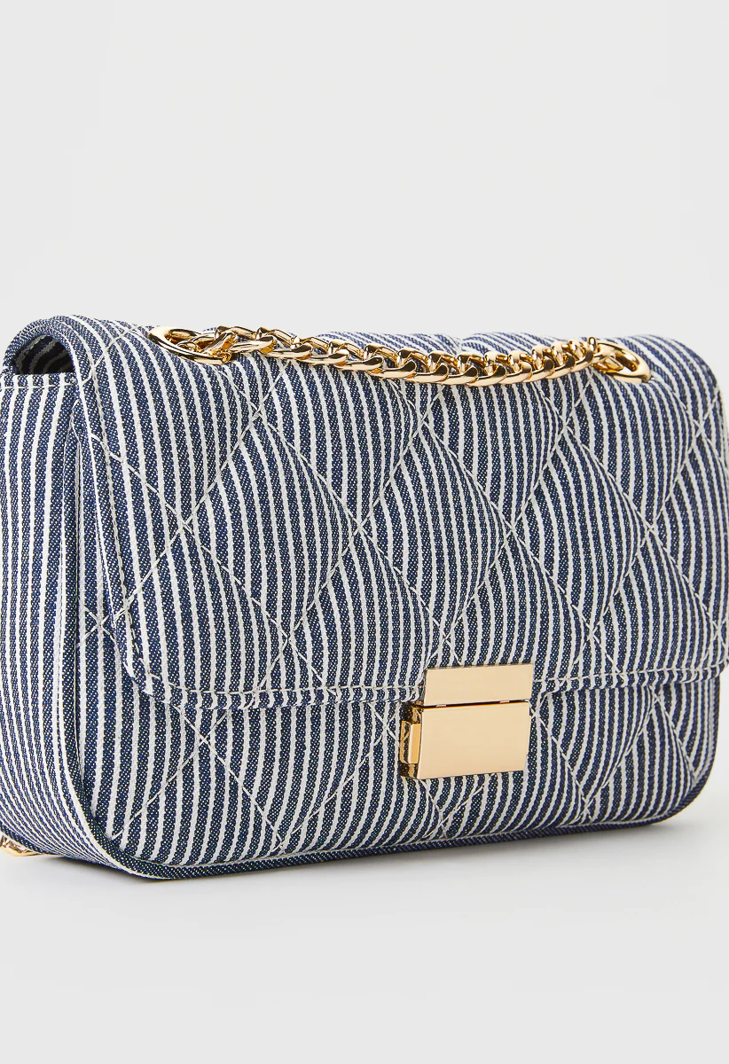 Quilted Push Lock Crossbody - Image 5