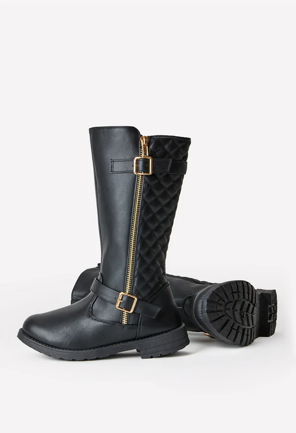 Quilted Tall Moto Boot - Image 4