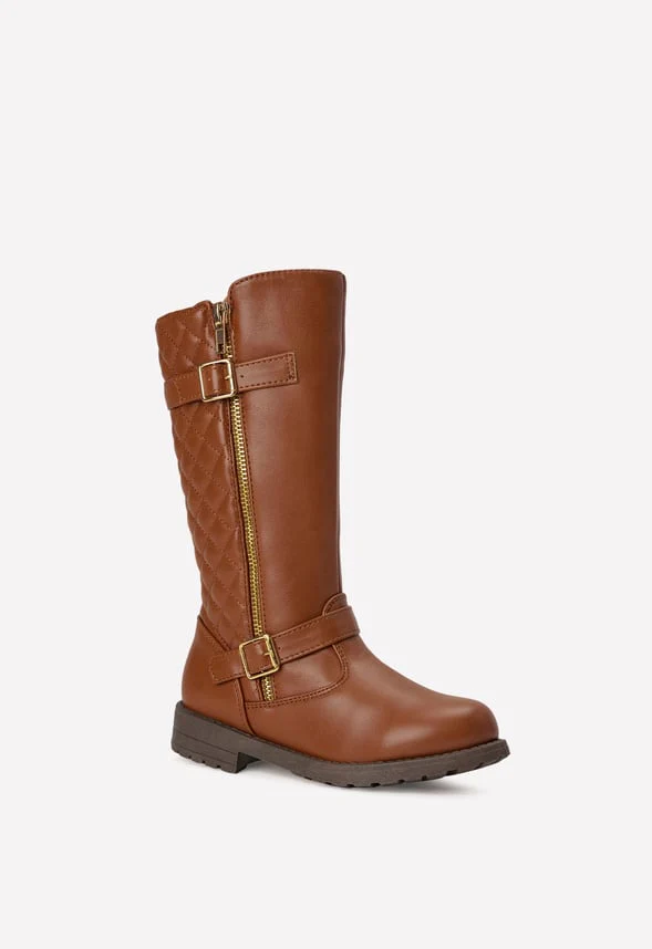 Quilted Tall Moto Boot - Image 3