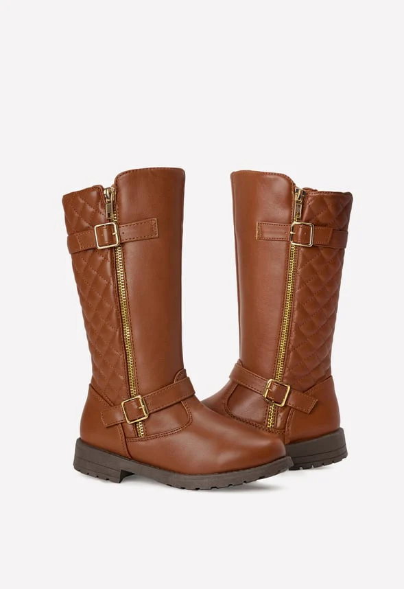 Quilted Tall Moto Boot - Image 4