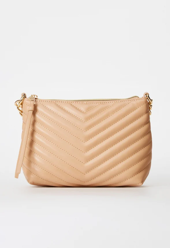 Quilted Zippered Crossbody - Image 4